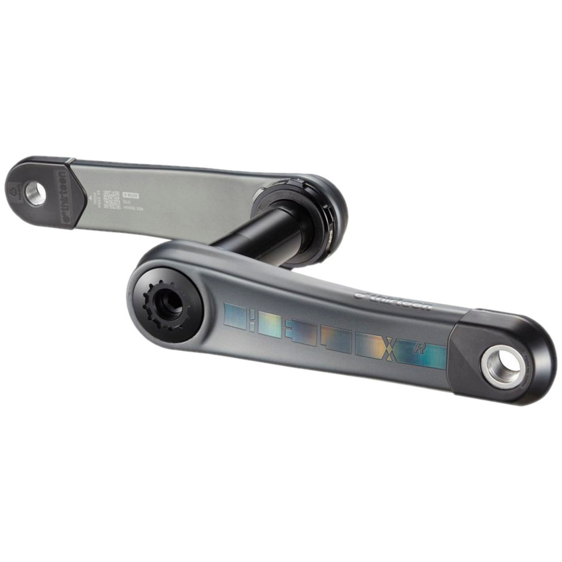 углепластиковая рукоятка e*thirteen Helix Race - 30 мм | 68 / 73 мм | 8 болтов - черный