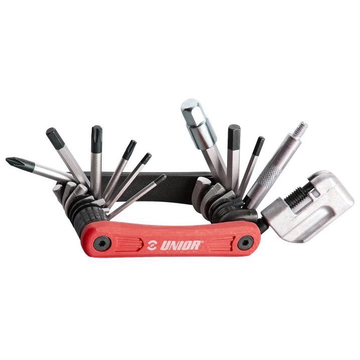 Produktbild von Unior Bike Tools Multitool EURO13 Miniwerkzeug - 1655EURO13 - rot