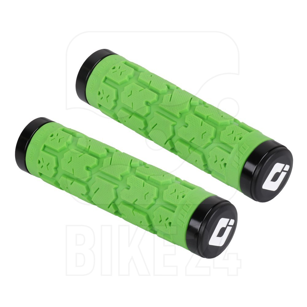 Productfoto van ODI Rogue Lock-On Grip Bonus Pack - lime / black