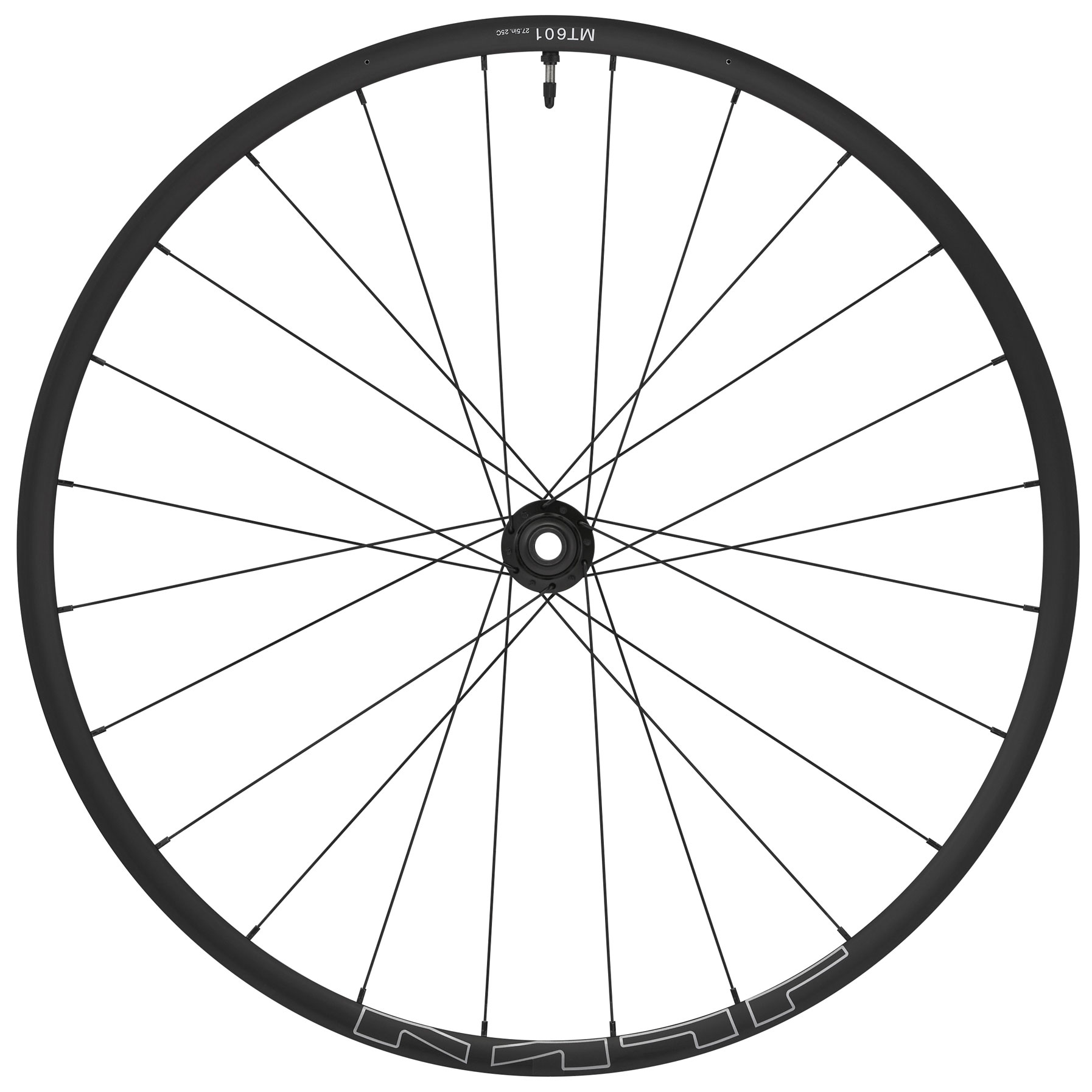 Productfoto van Shimano WH-MT601-TL Voorwiel - 27.5&quot; | Clincher/Tubeless | Centerlock - 15x110mm Boost