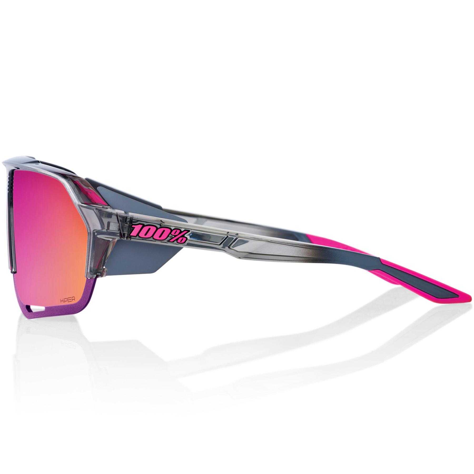 100% Norvik Glasses - Tokyo Nights / Translucent Grey - Purple