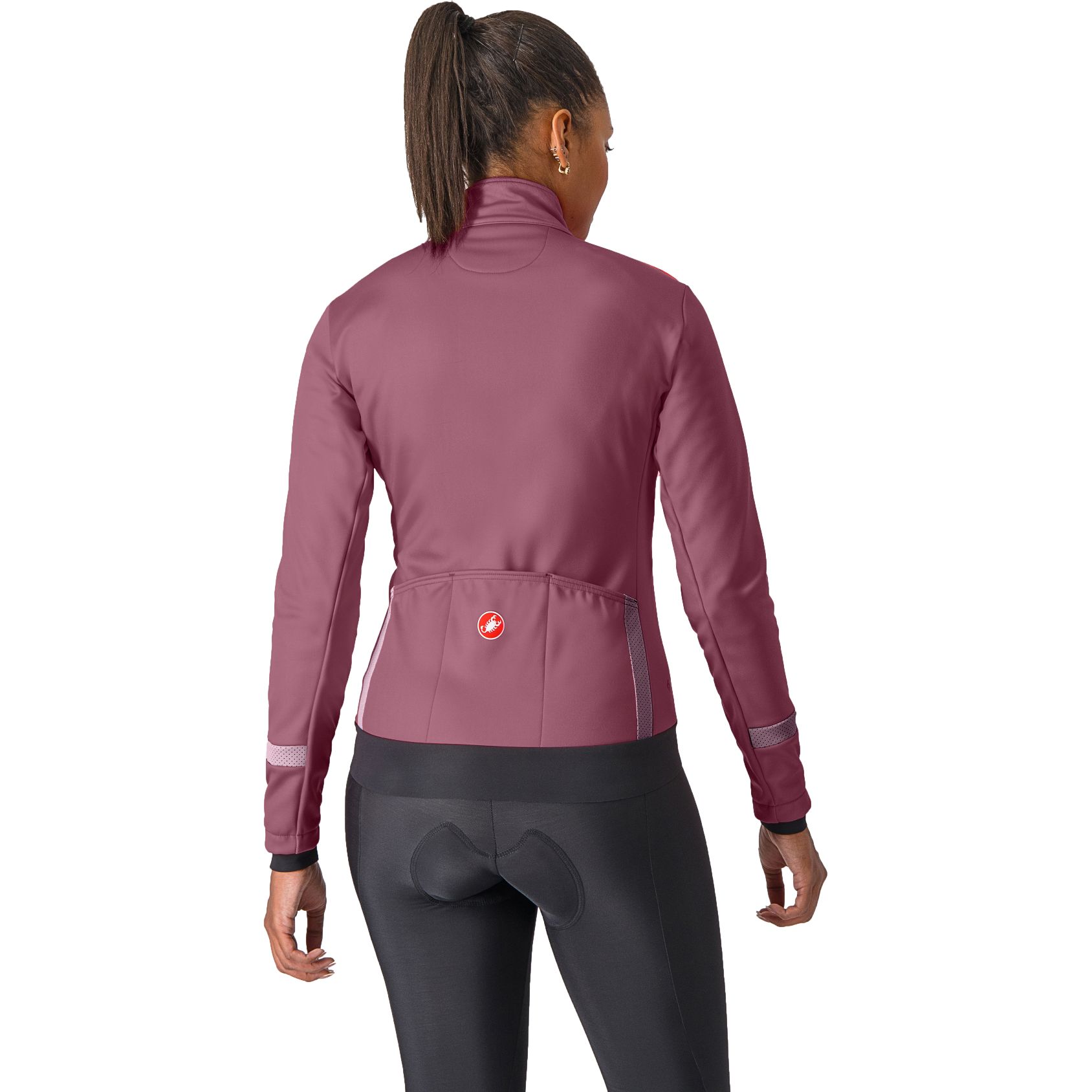 CASTELLI レディース サイクリングジャケット Women's Castelli Jacket Windstopper Red White Xl Full Zip