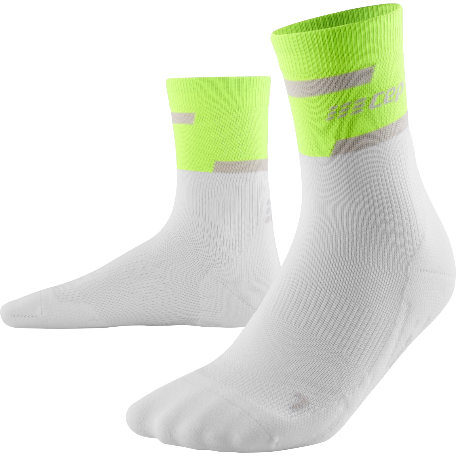 Picture of CEP The Run Mid Cut Compression Socks V4 Men - green/white