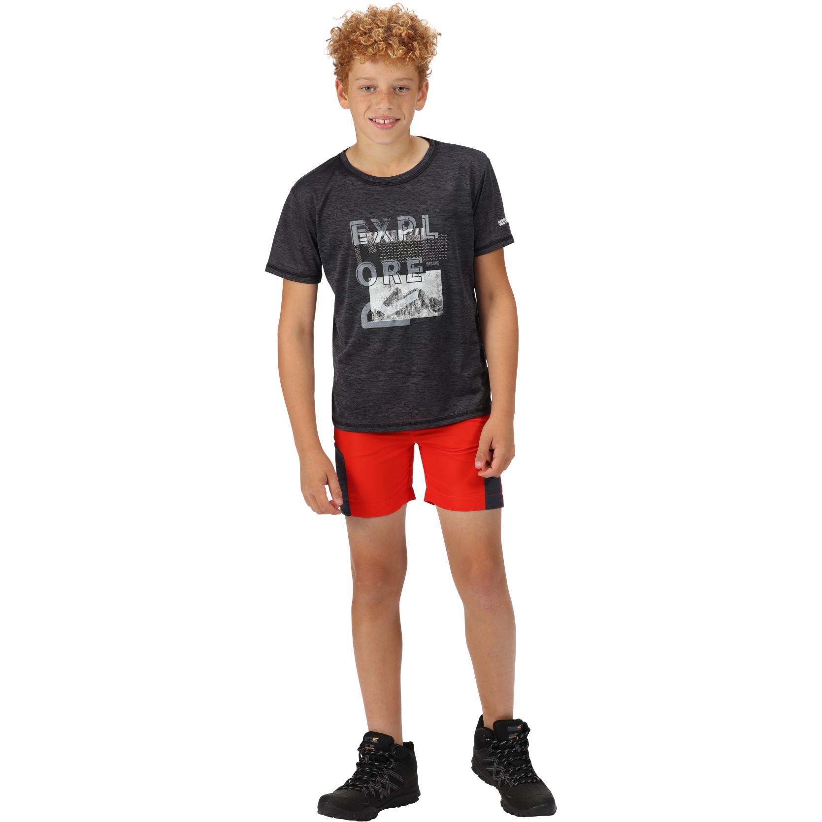 Pantaloncini Regatta Kids Sorcer Mountain - Idrorepellenti, Elasticizzati - Foto 7