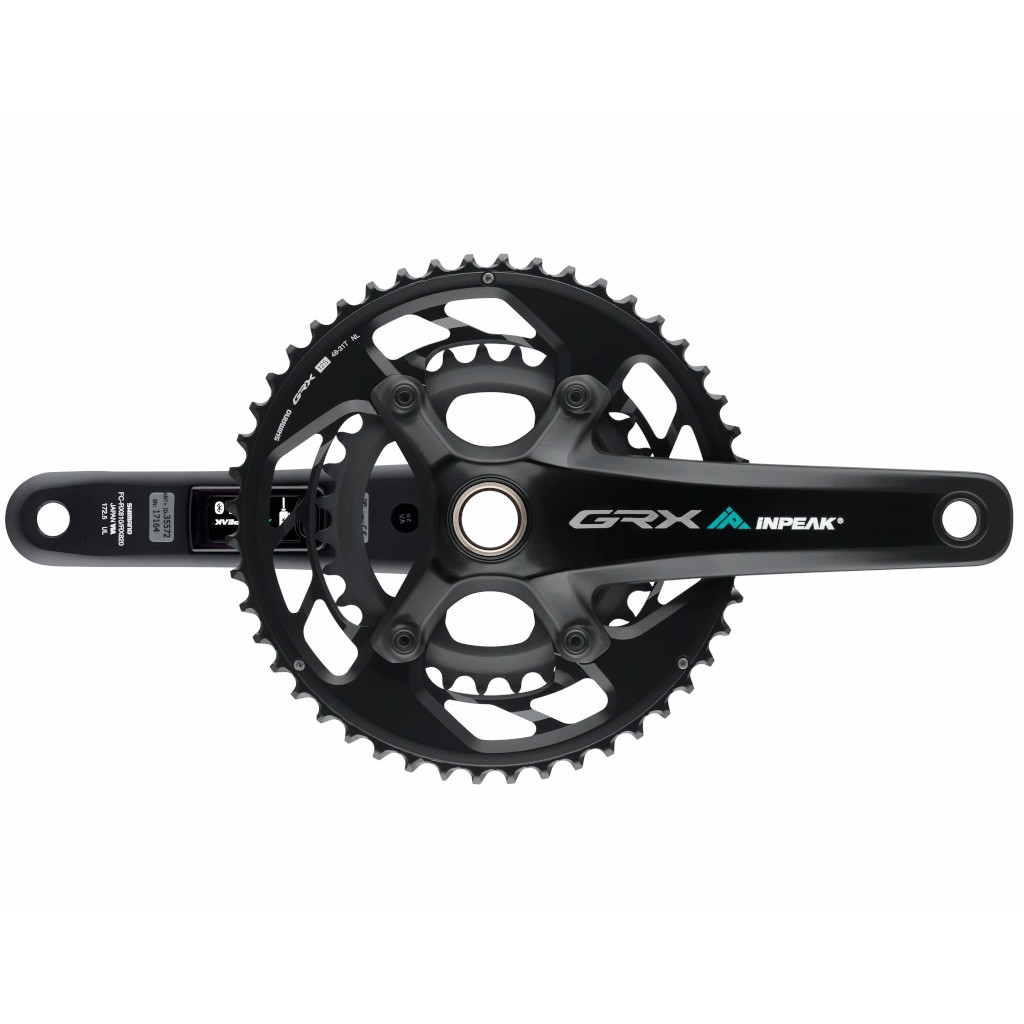 Produktbild von INPEAK Powercrank-E TWiN2 Powermeter Kurbelgarnitur - Shimano GRX FC-RX820 - 48/31