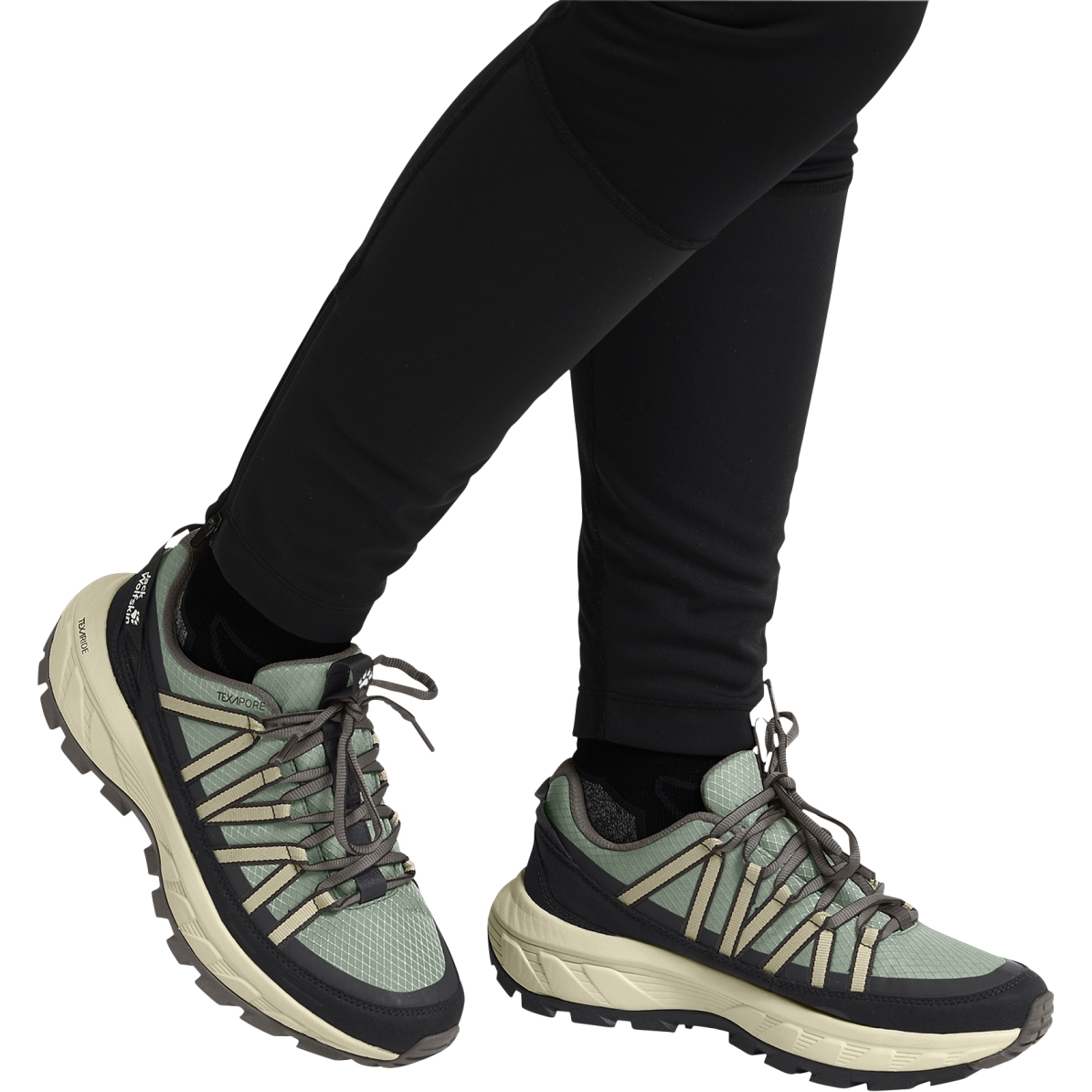 Jack Wolfskin Wild Hike Texapore Low Hiking Shoes Women - green