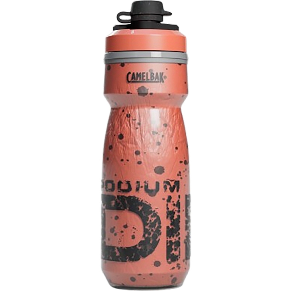 Gourde Vélo CamelBak Podium Dirt Series Chill 620 Ml - Isotherme, Valve Anti-Fuite, Bouchon Anti-Boue