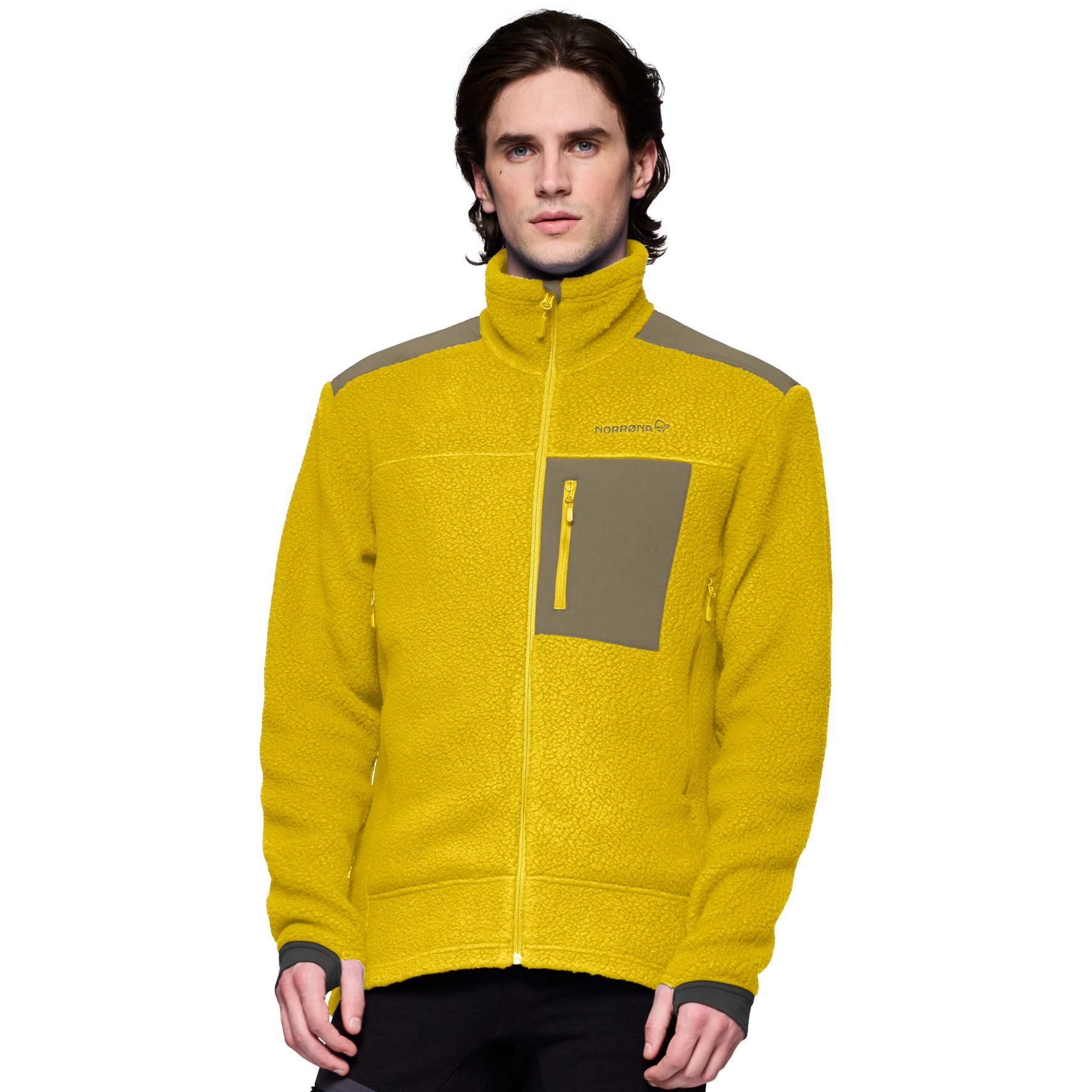 Veste Polaire Homme Norrøna Trollveggen Warm2 - Marine Taille L - Thermique Pro - Occasion