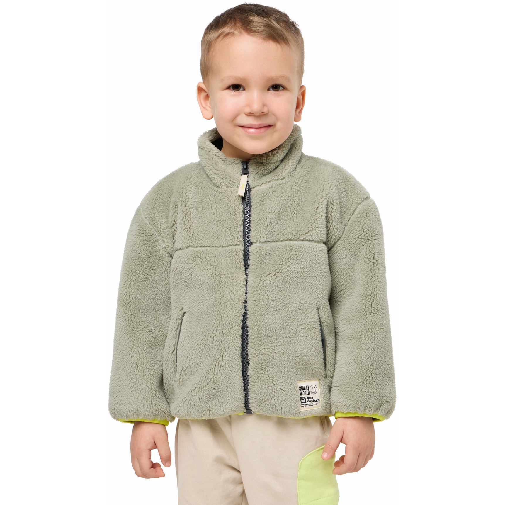 Bild von Jack Wolfskin Smileyworld Fleece Jacke Kinder - mint leaf