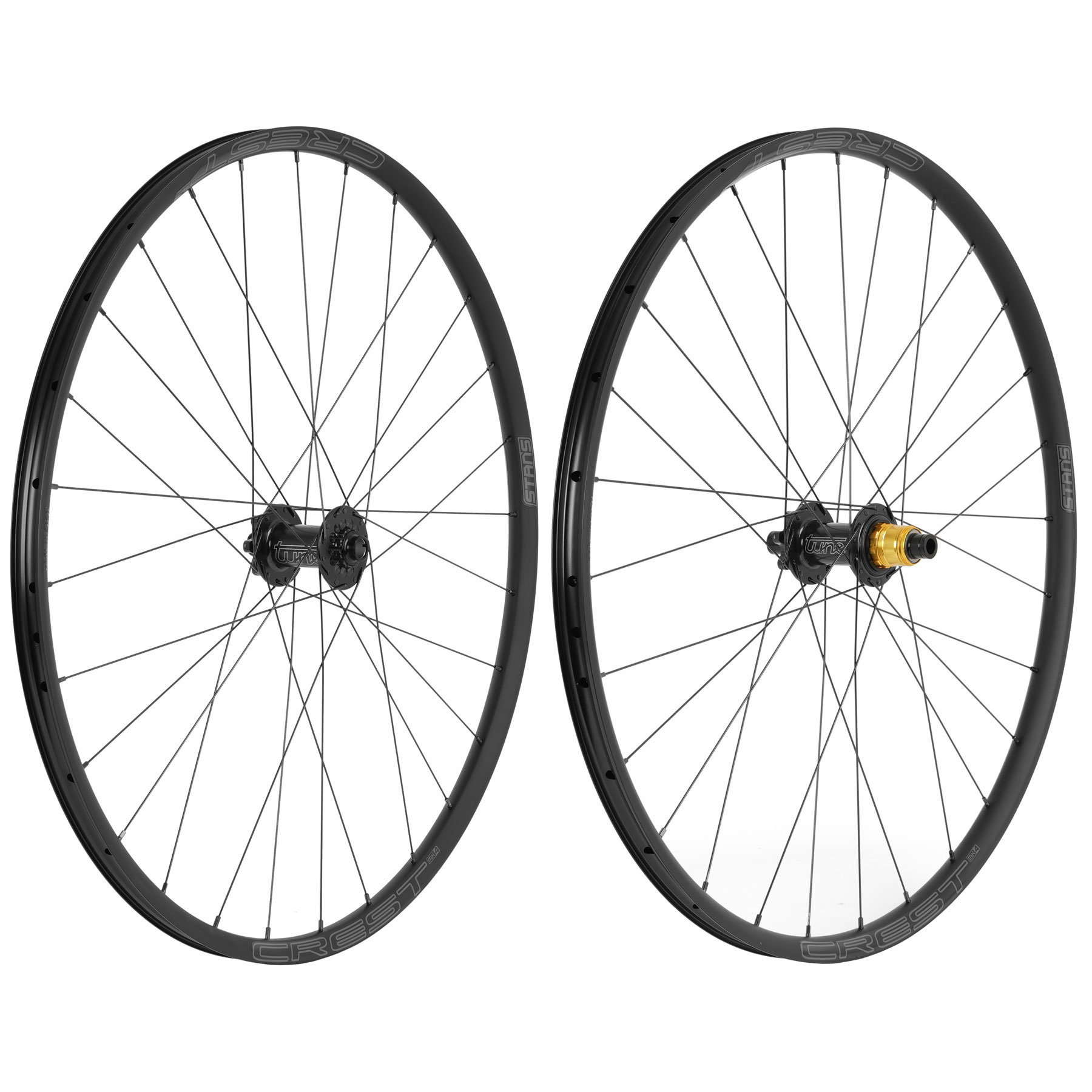Paire De Roues Carbone VTT 29 Pouces - 6 Rayons - Frein à Disque - Boost 12x148mm