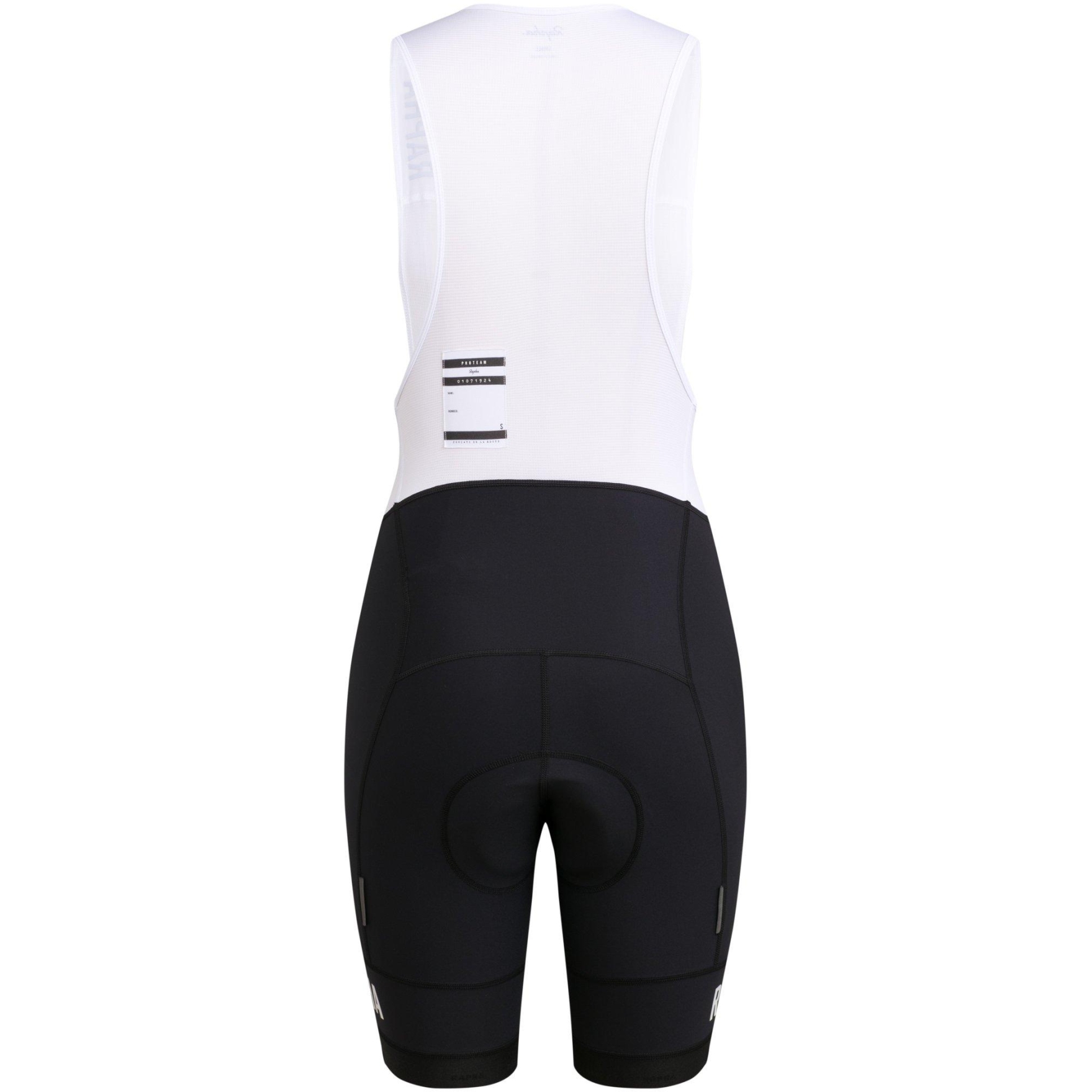 Rapha Pro Team Training Bib Shorts Women - black/white BGT01XX