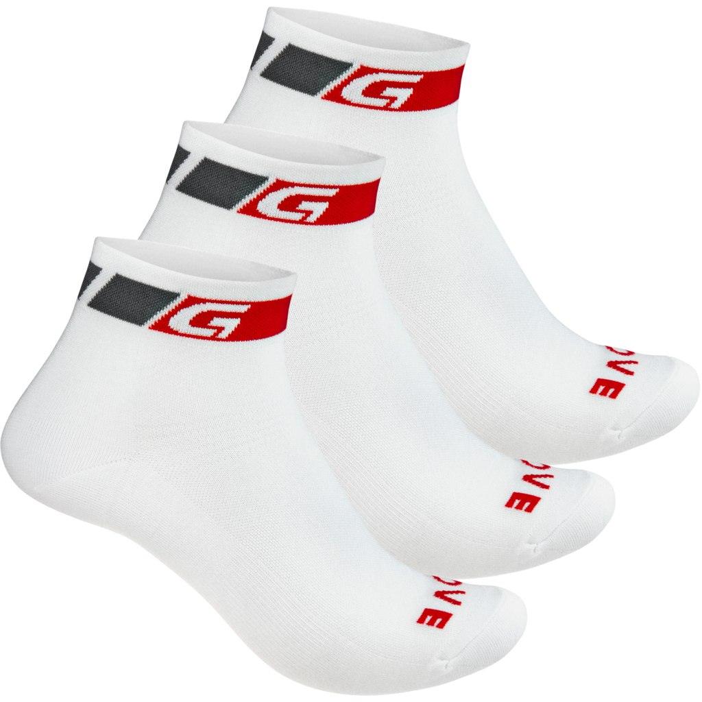Image of GripGrab Classic Low Cut 3PACK - White