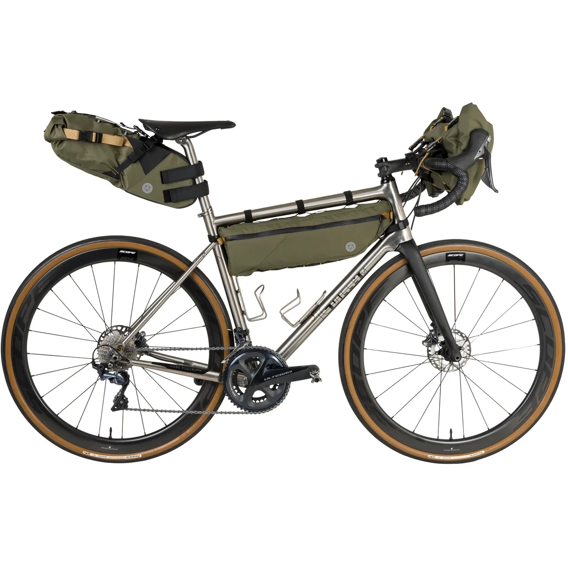 AGU Venture Tube Rahmentasche - 5.5L - army green | BIKE24 AT