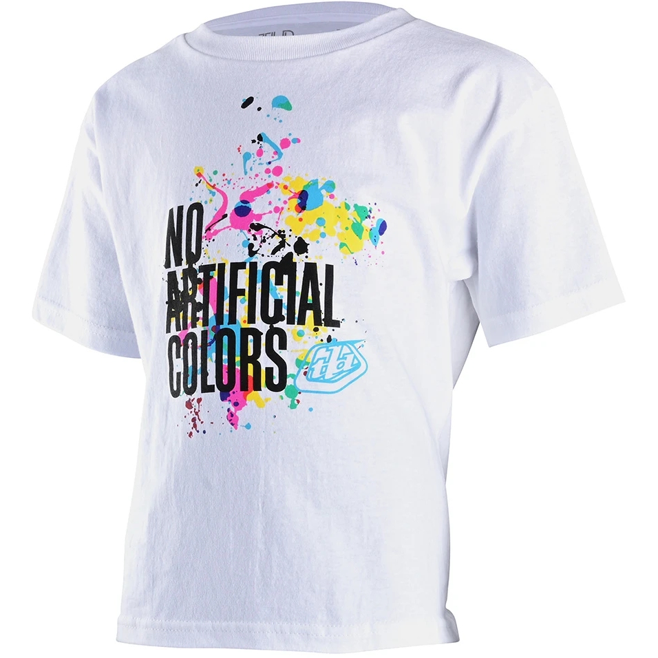 Foto van Troy Lee Designs Youth No Artificial Colors T-Shirt - White
