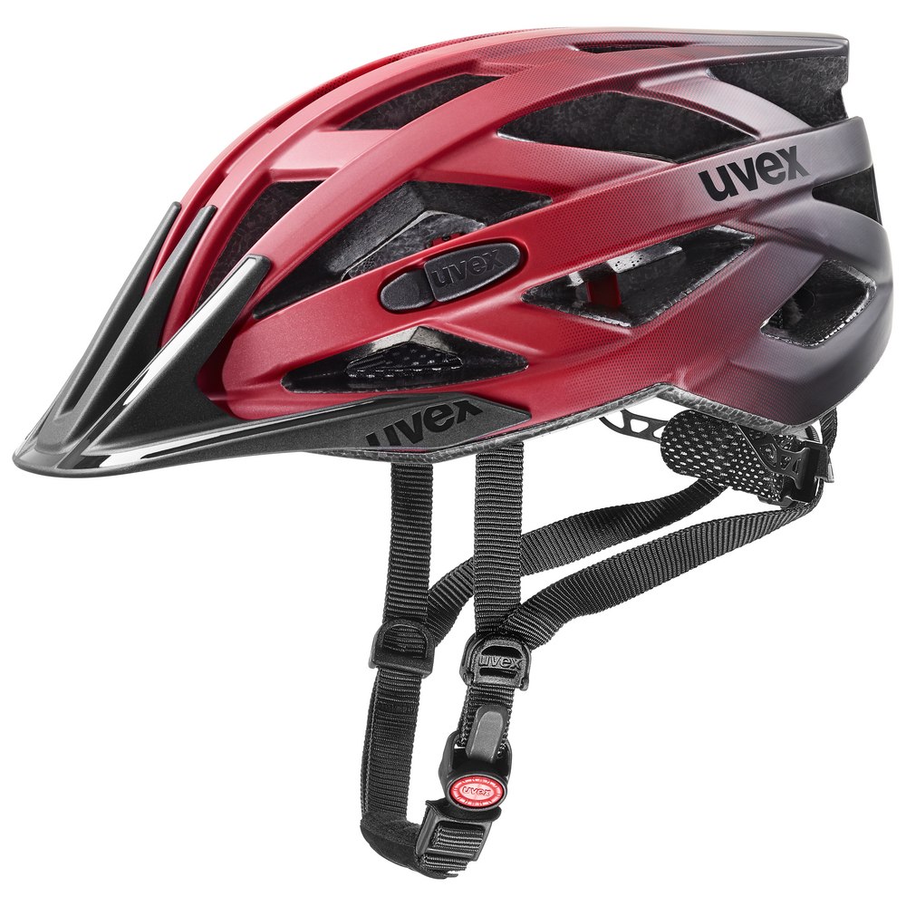 Image of Uvex i-vo cc Helmet - red black