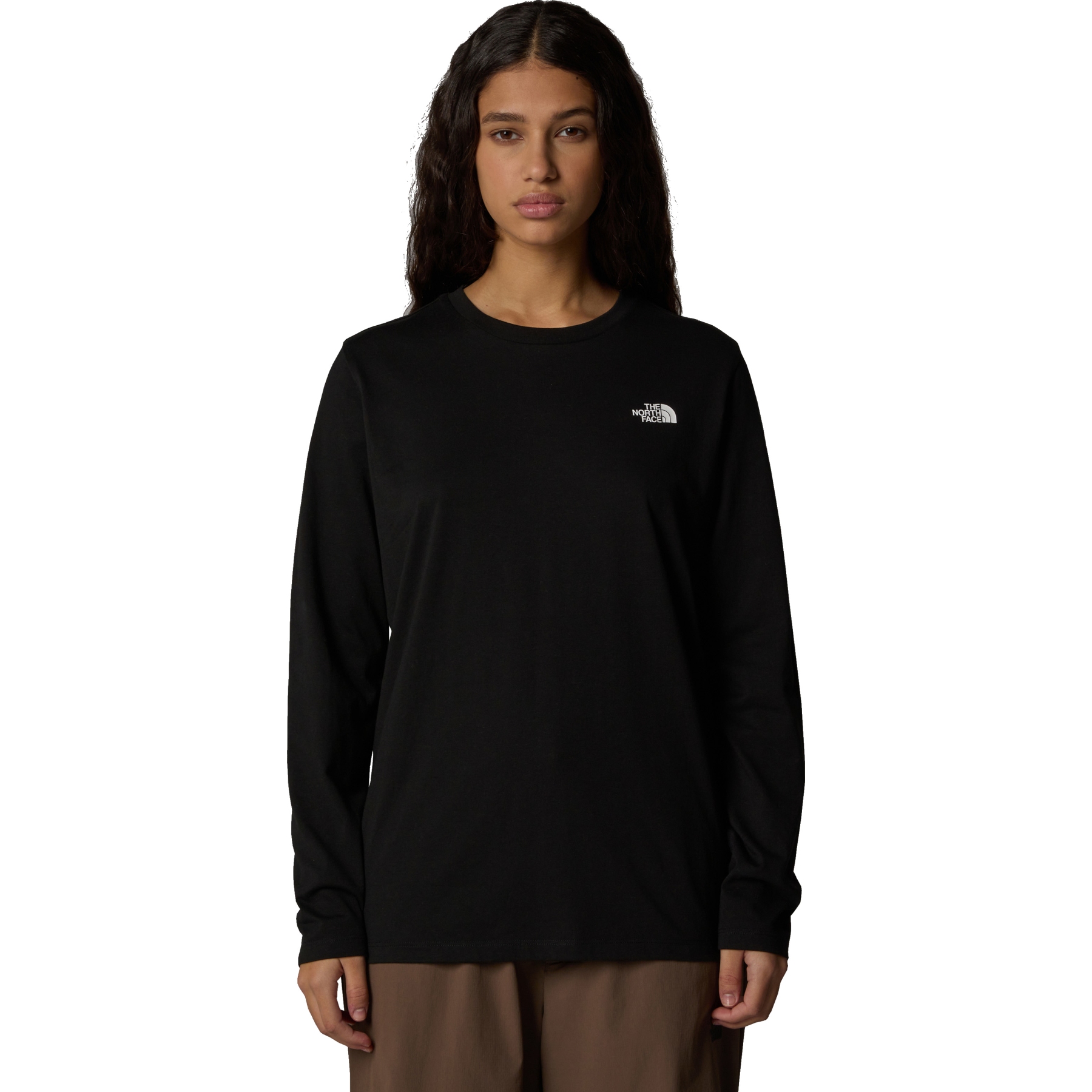 The North Face Simple Dome Long Sleeve T Shirt Women TNF Black BIKE24