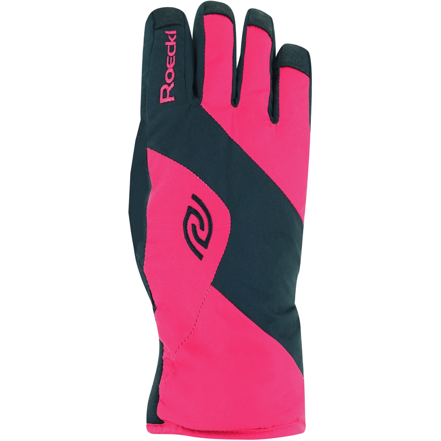 Зимние перчатки Roeckl Sports Axams GTX для детей - фуксия, фиолетовый/черный 4231
