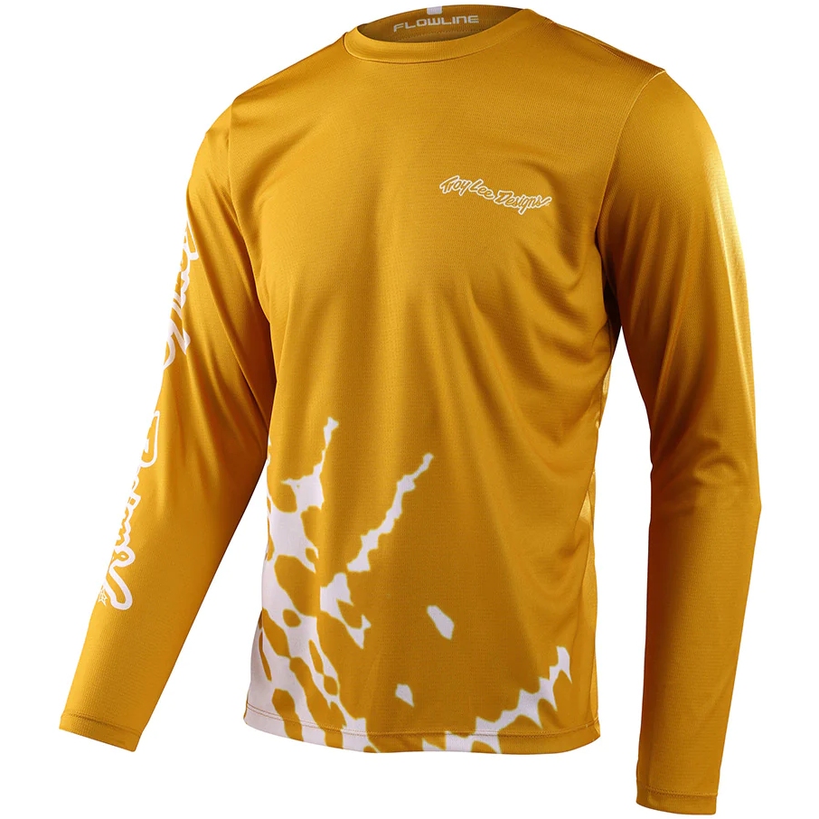 Productfoto van Troy Lee Designs Flowline Shirt met Lange Mouwen - Big Spn Gold Flake