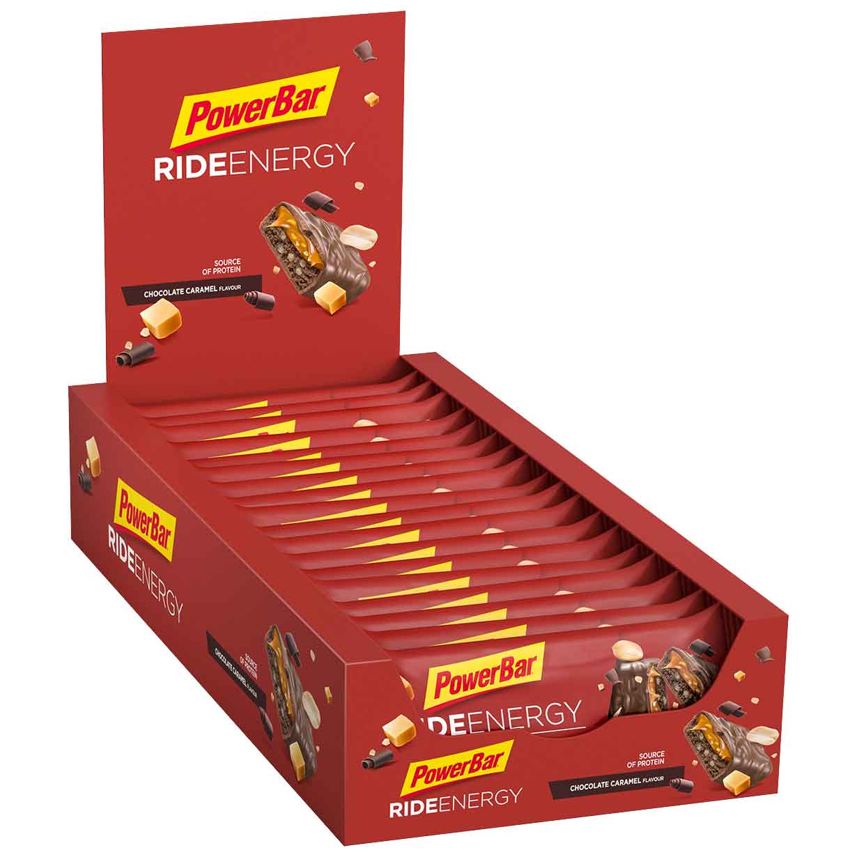 Produktbild von Powerbar Ride Energy - Kohlenhydrat-Eiweiß-Riegel - MHD 30.05.2024 - 18x55g