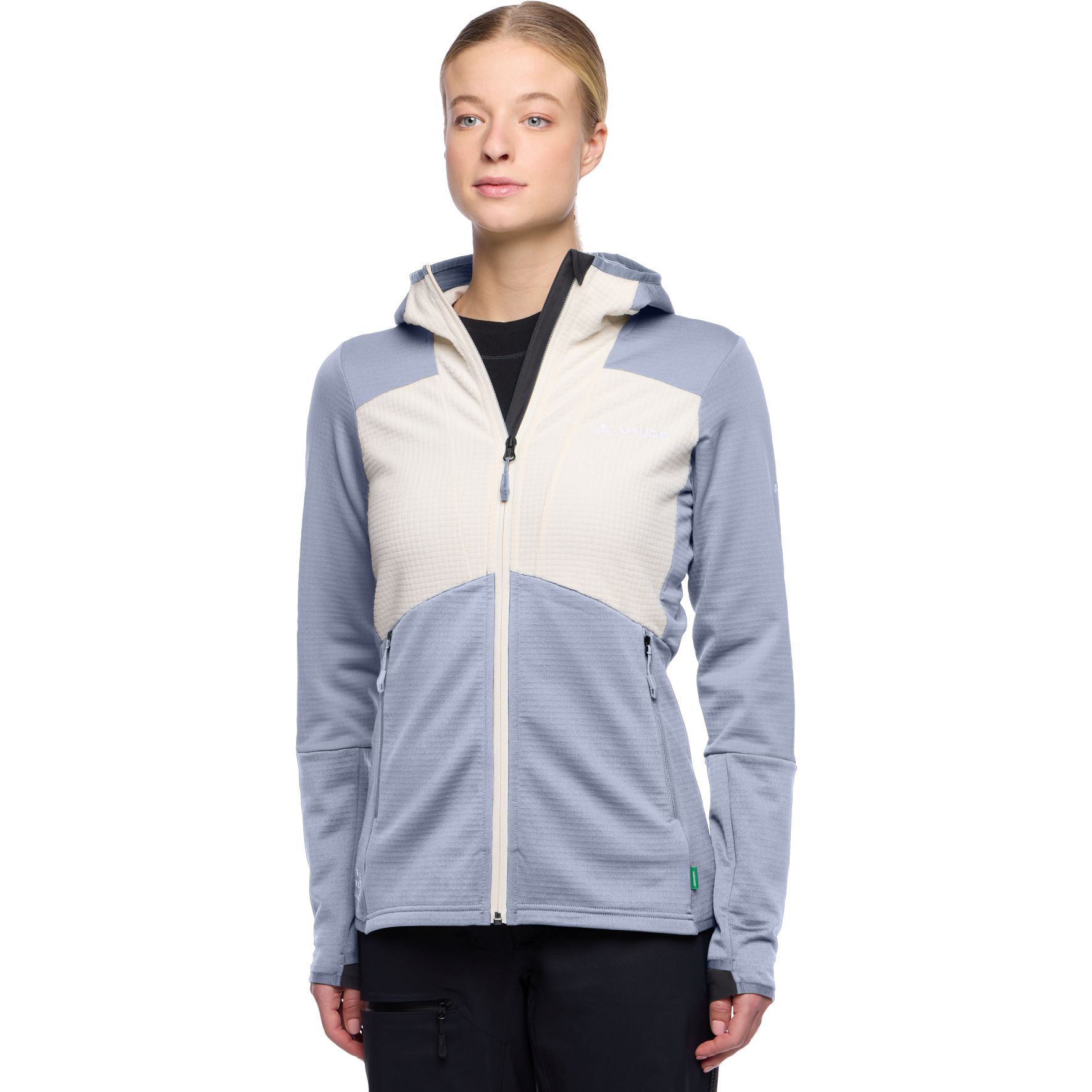 Vaude Monviso Hooded Grid Fleecejacke Damen dark iris BIKE24