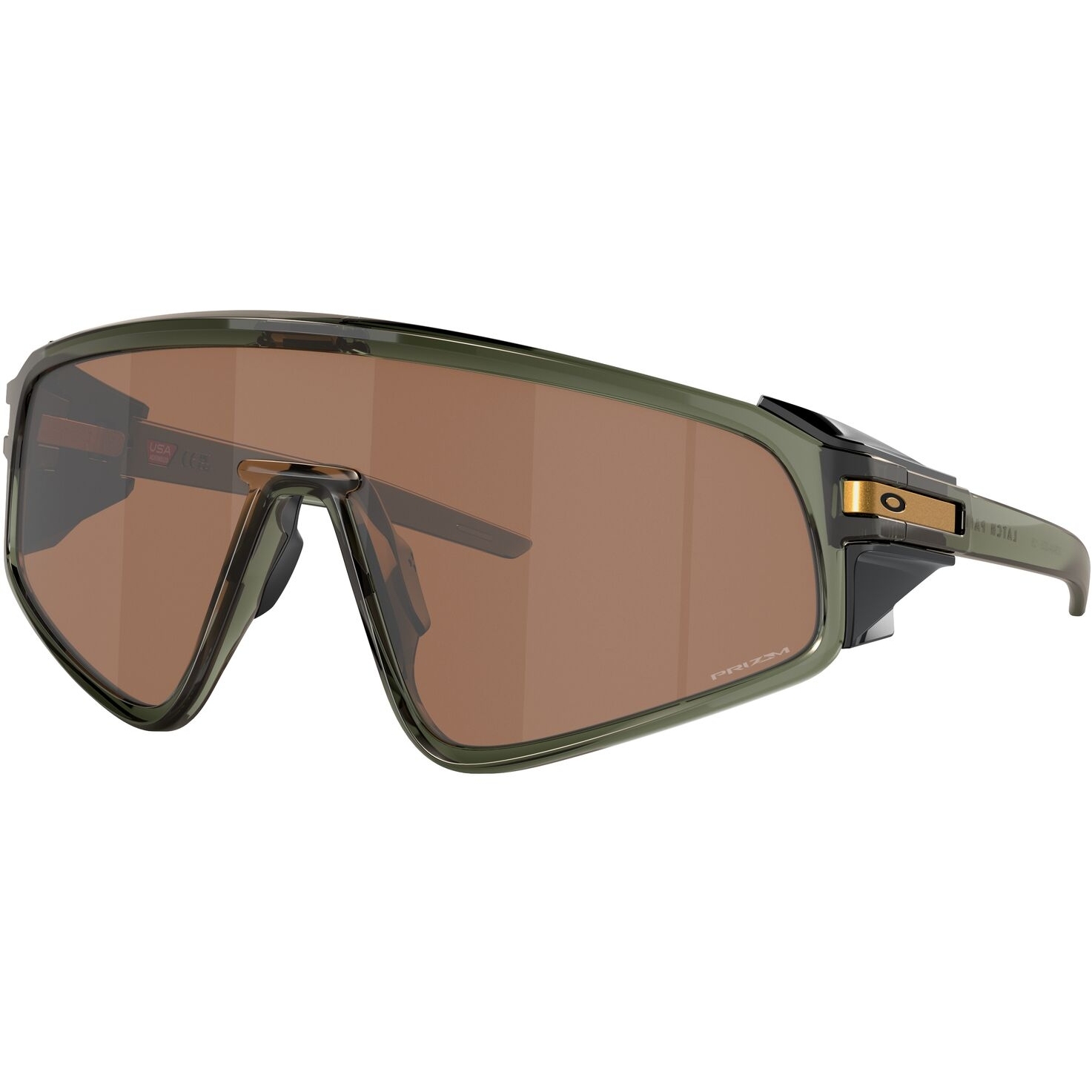 Picture of Oakley Latch Panel Glasses - Olive Ink/Prizm Tungsten - OO9404-0335