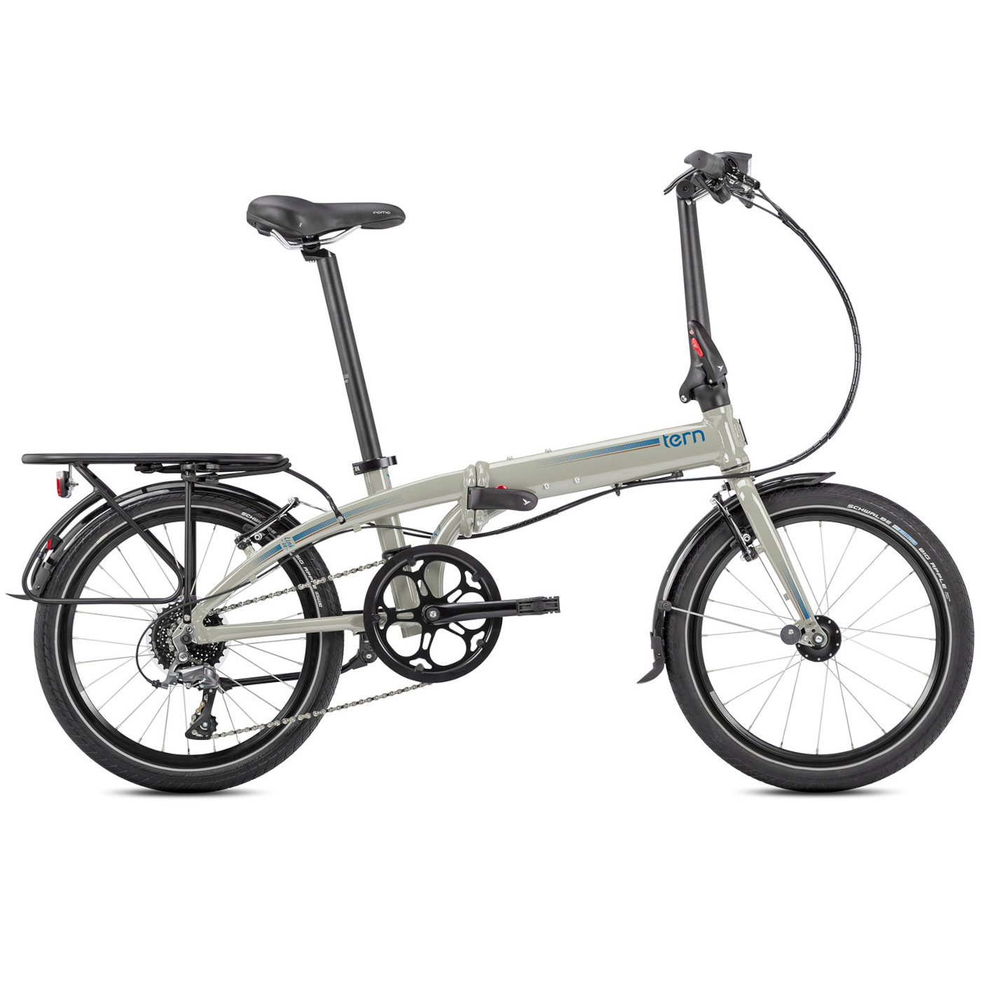 Image of Tern Link D8 - 20 Inches Folding Bike - 2024 - cement/blue