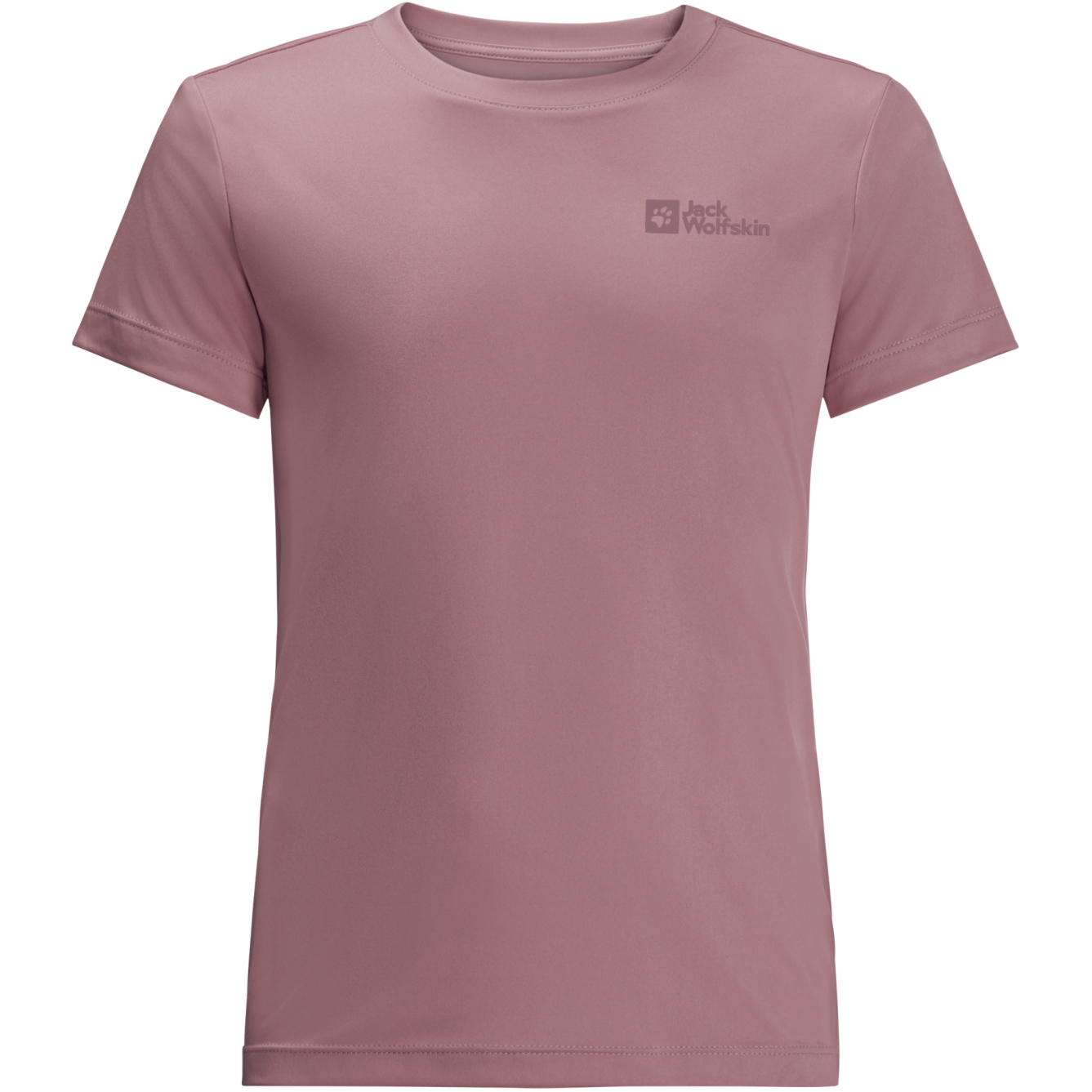 Picture of Jack Wolfskin Active Solid T-Shirt Kids - ash mauve