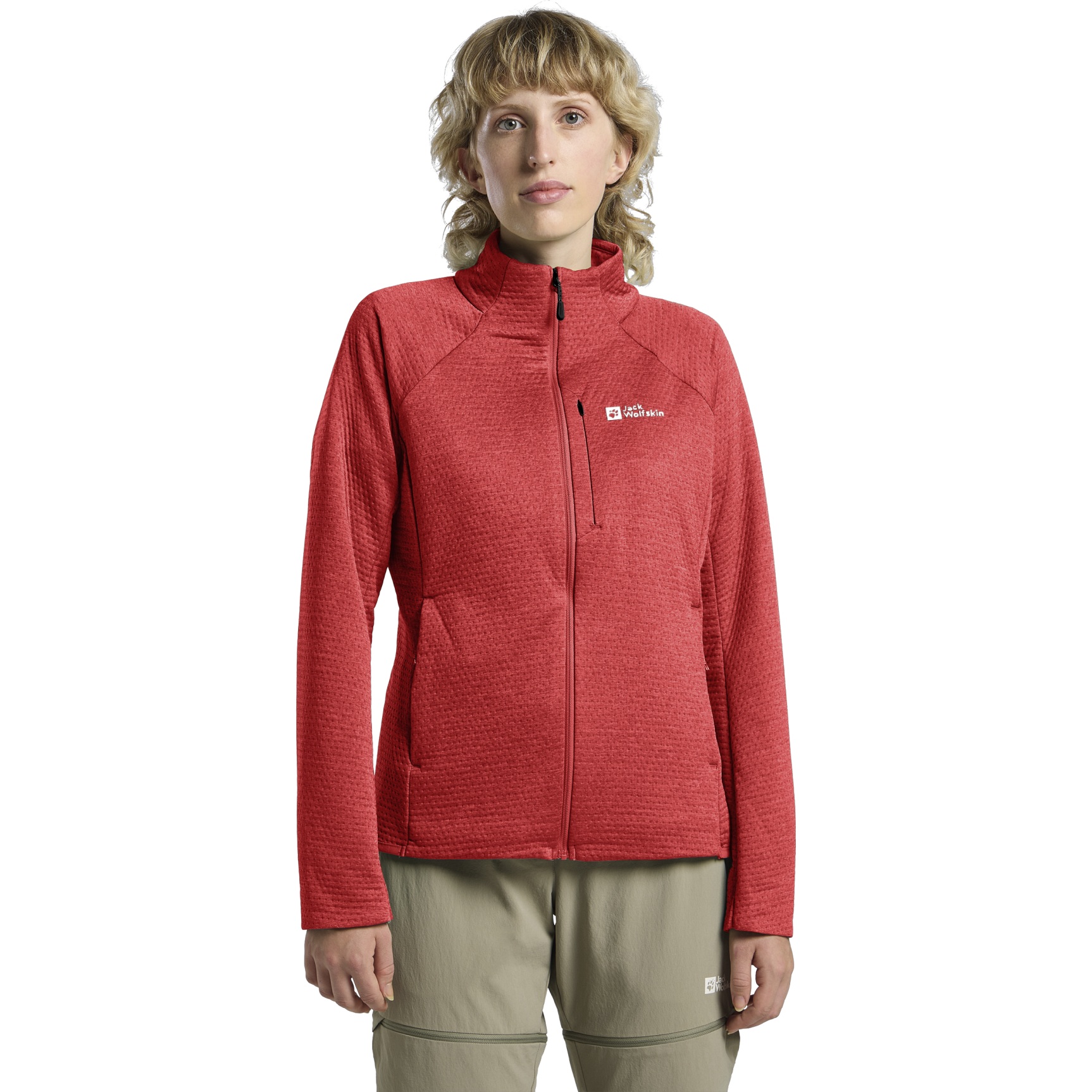 Bild von Jack Wolfskin Taiga Fz Jacke Damen - vibrant red