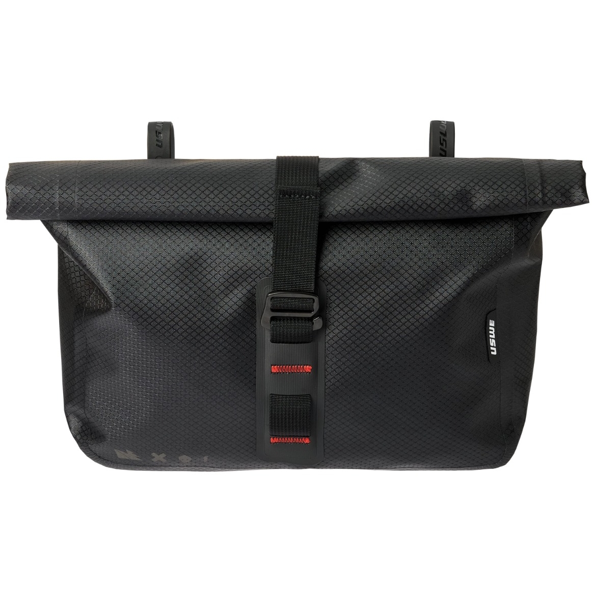 Ulac Borsello TUBO Orizzontale Touring GT 3,5L – Borza Manubrio Bici Impermeabile, Leggera (Nero Onice)