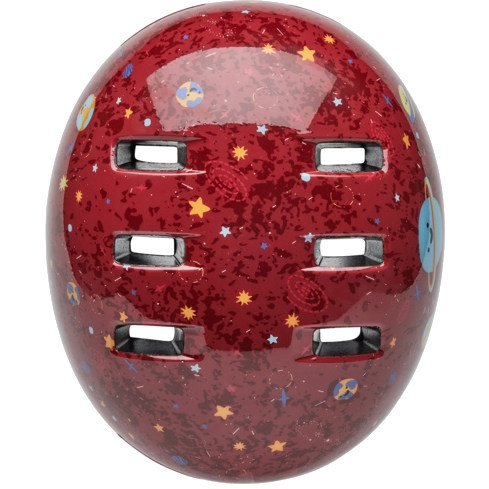 Bell Lil Ripper Kids Helmet - gloss dark red planets | BIKE24