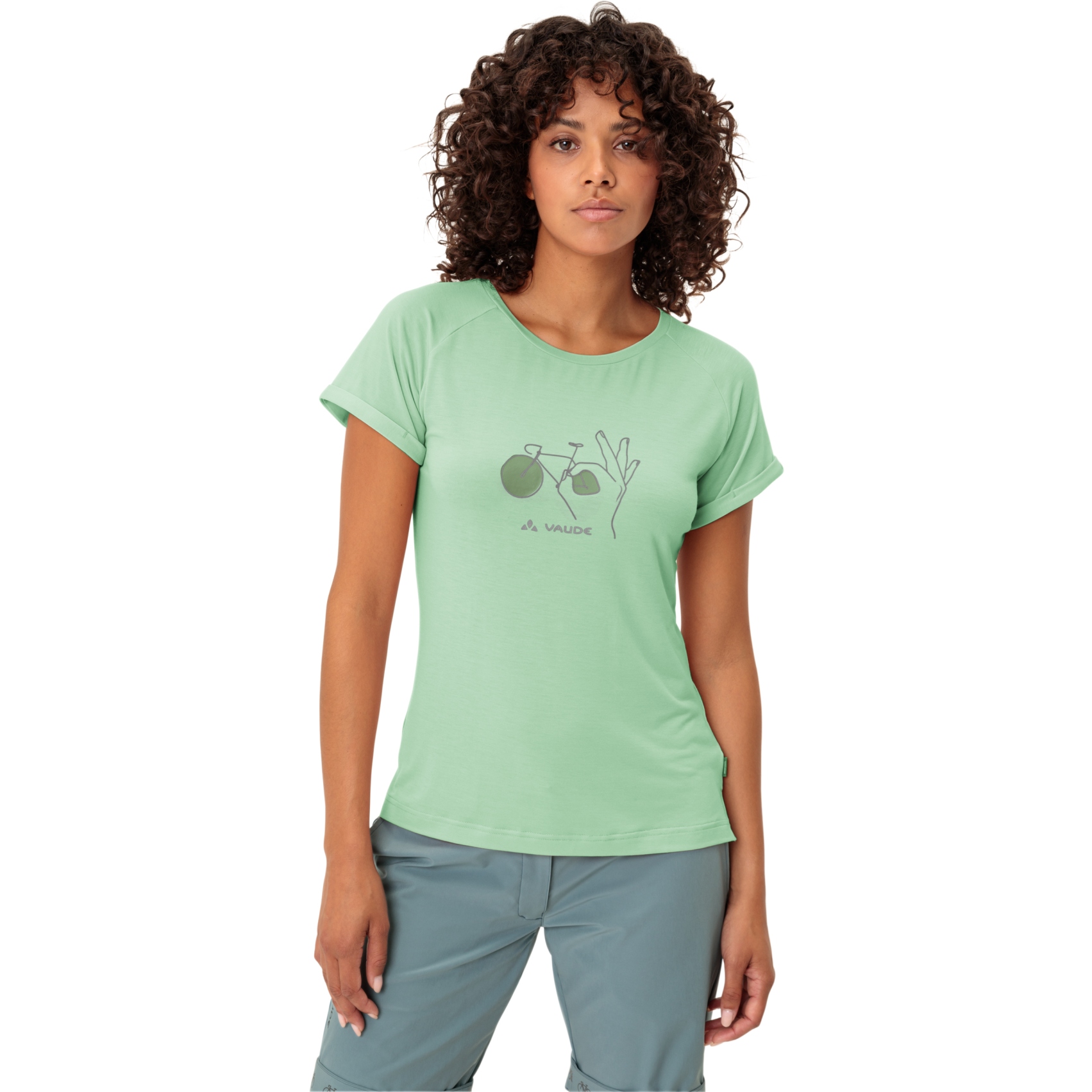 Produktbild von Vaude Cyclist 2 T-Shirt Damen - leaf/black