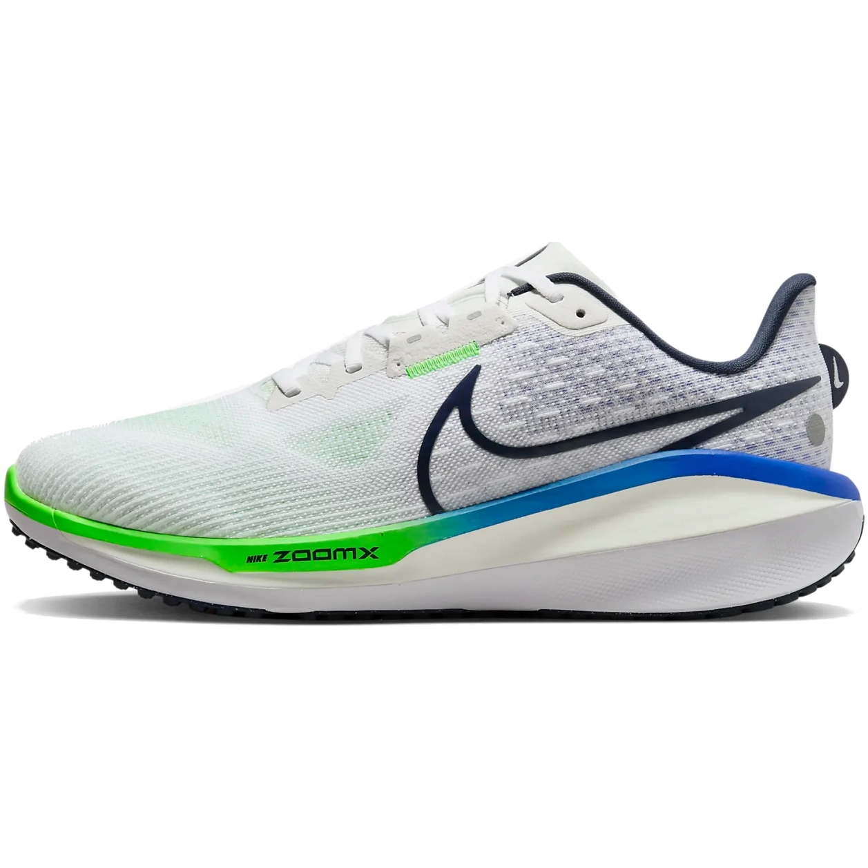 Productfoto van Nike Vomero 17 Hardloopschonen Heren - white/platinum tint/racer blue/thunder blue FB1309-100