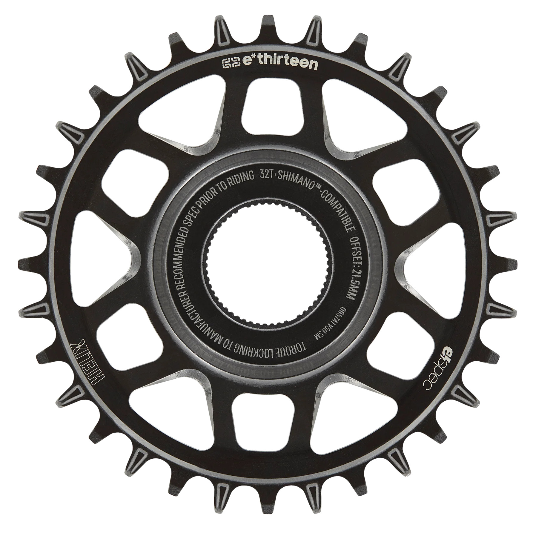 Picture of e*thirteen Helix Core e*spec - Direct Mount Chainring - Shimano EP8 - black