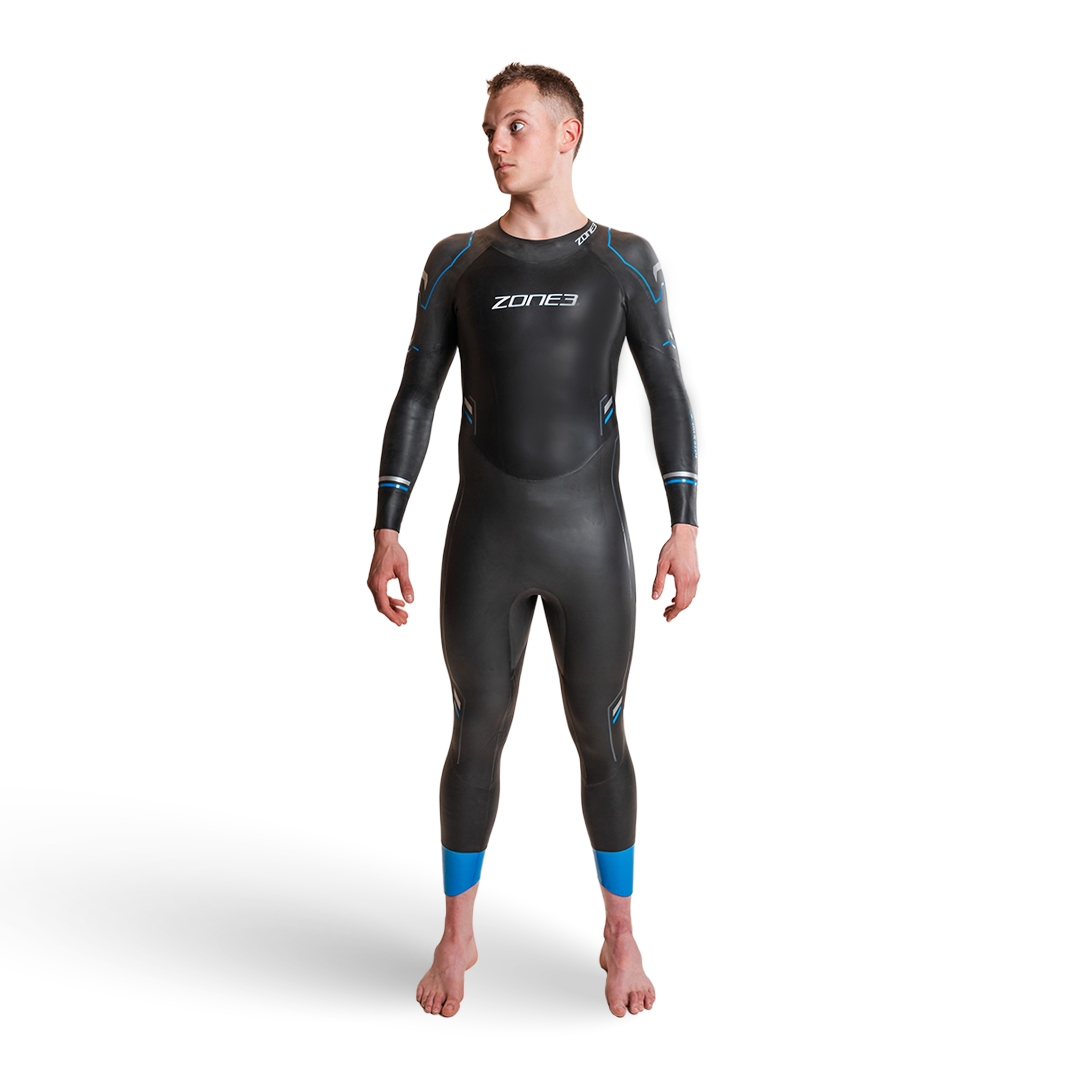 Zone3 Advance Wetsuit Men - black/blue/gunmetal | BIKE24