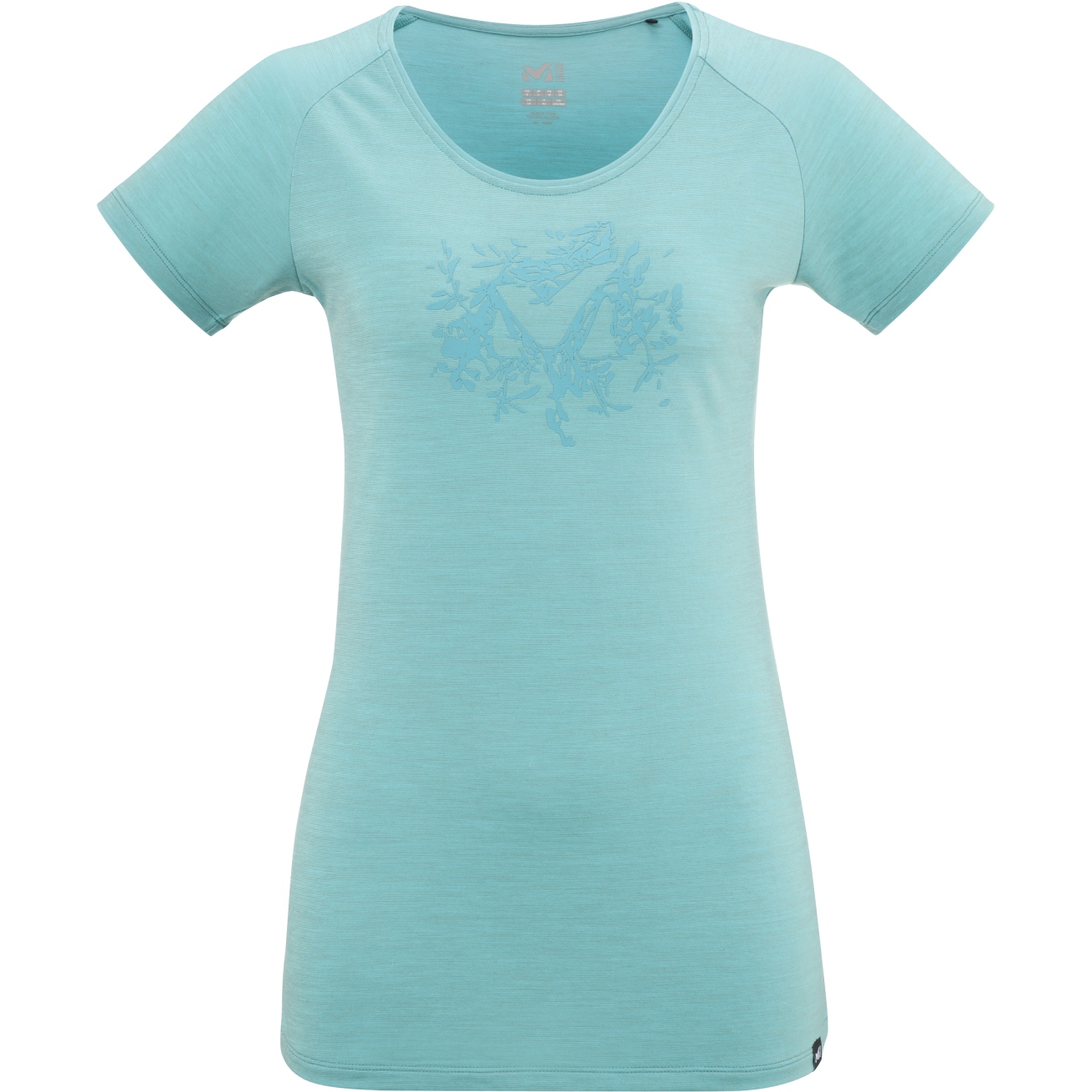 Picture of Millet Imja Wool Print Women&#039;s T-Shirt - Porcelain