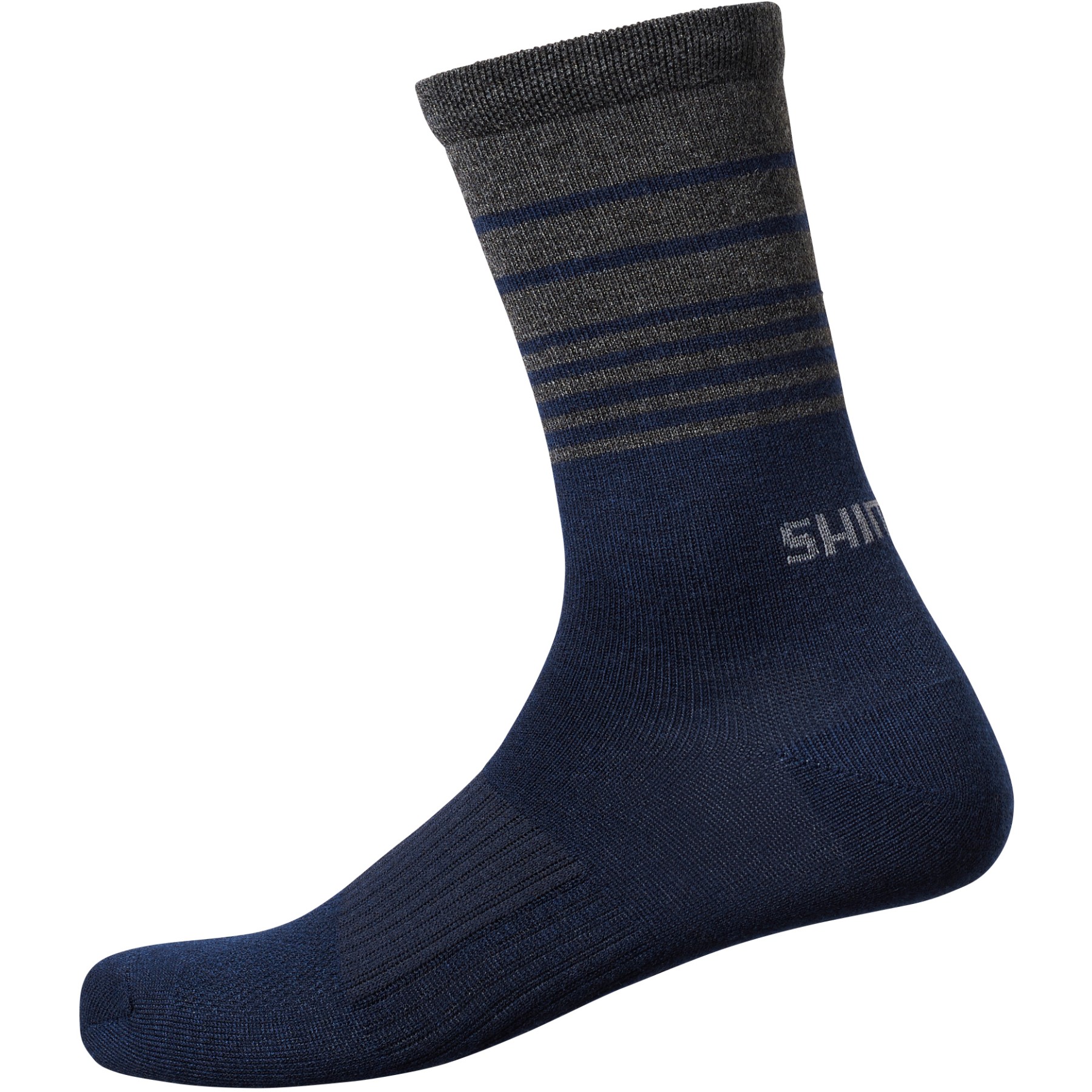 Bild von Shimano Original Wool Tall Radsocken - navy