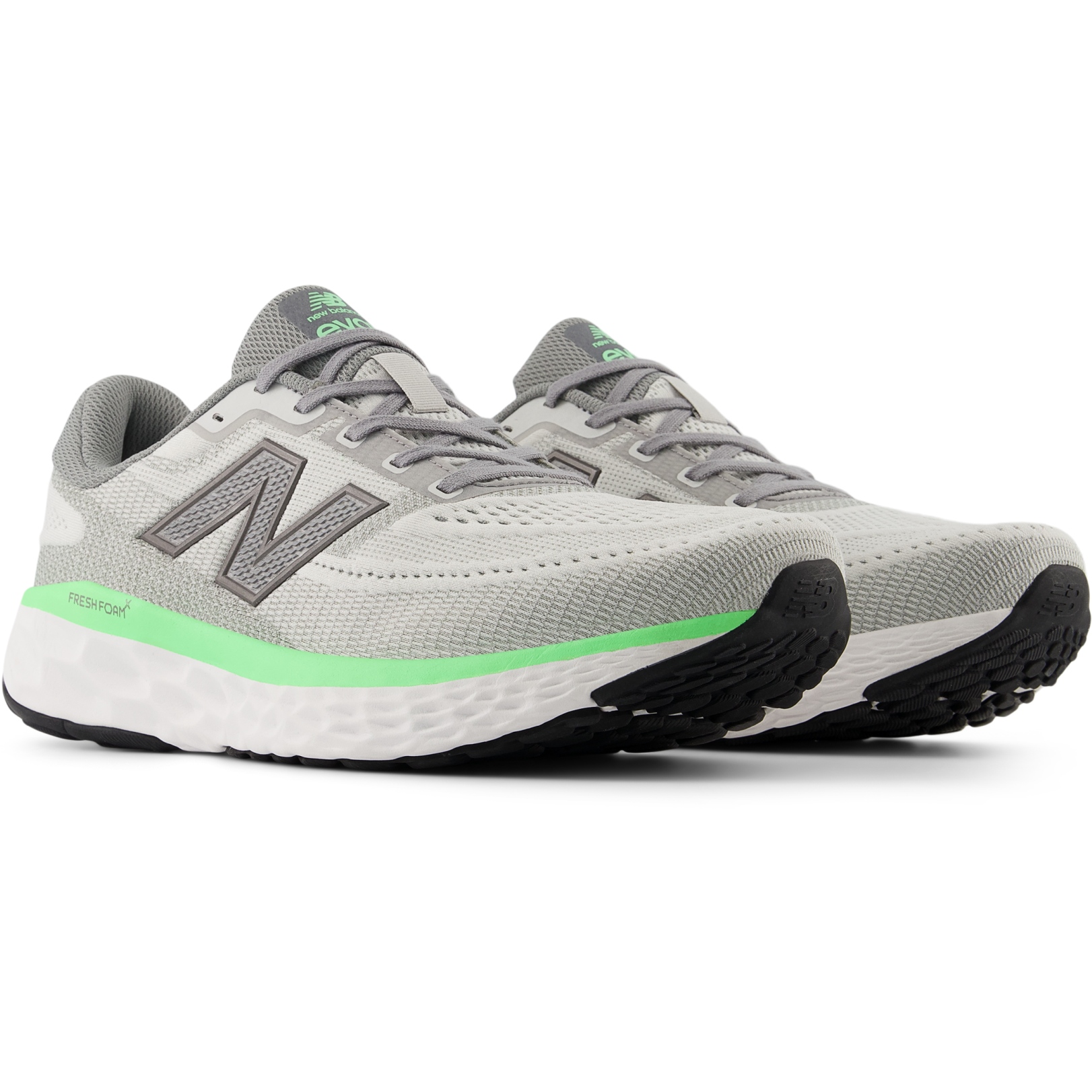 NEW BALANCE MEN RUNNING SHOEFRESH FOAM EVOZ V4 LIGHT GREY SIZE 9.5 D SAMPLE Men main image 2