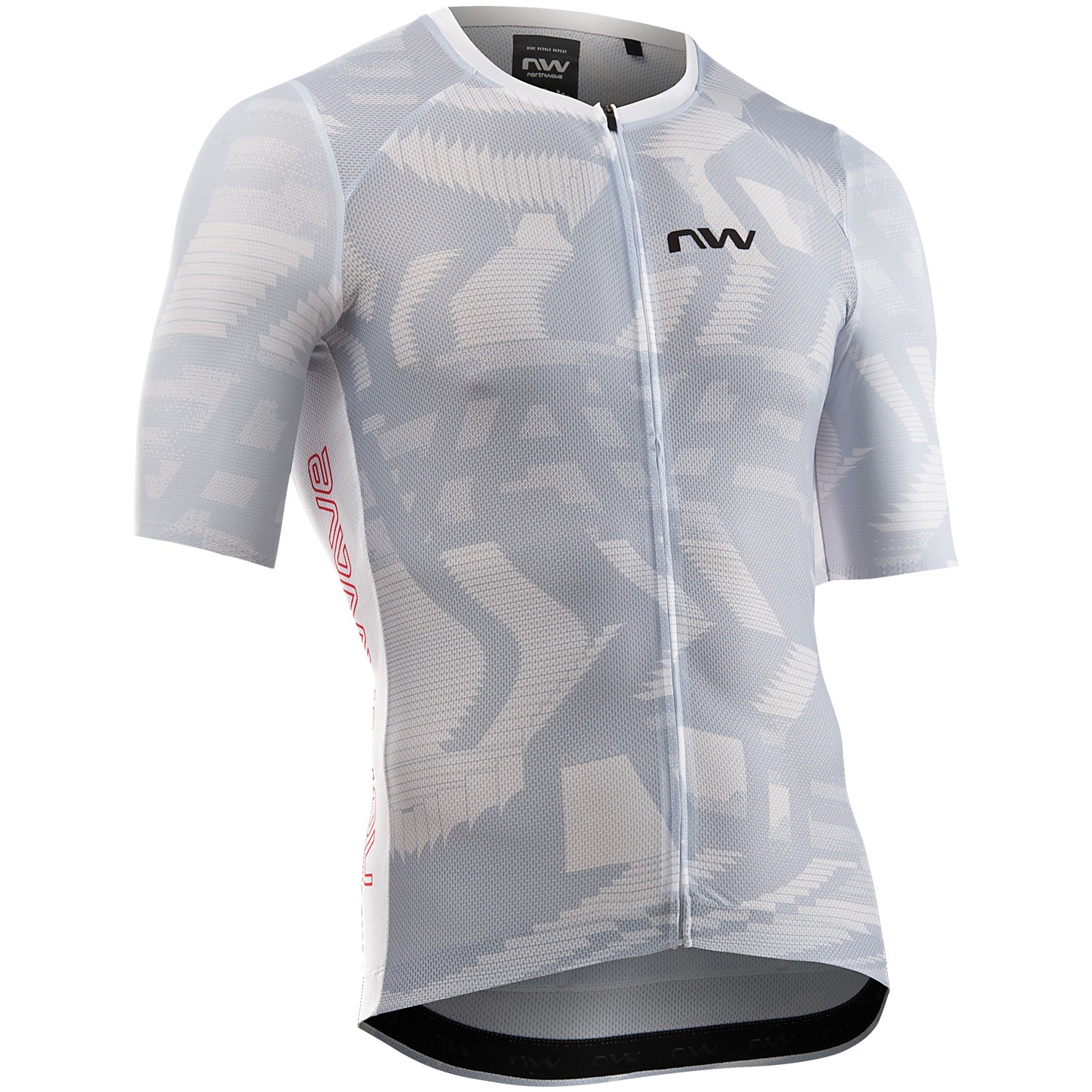Bild von Northwave Blade Air Kurzarmtrikot Herren - light grey/radiant red 120