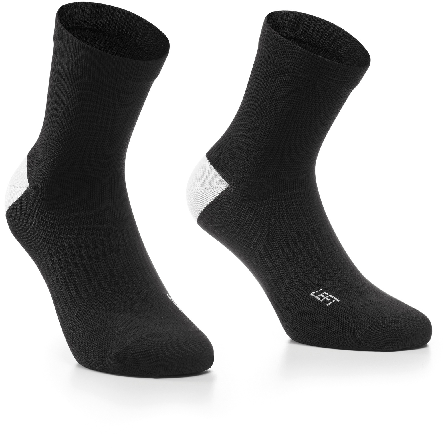 Picture of Assos Essence Socks Low - Twin Pack - black series