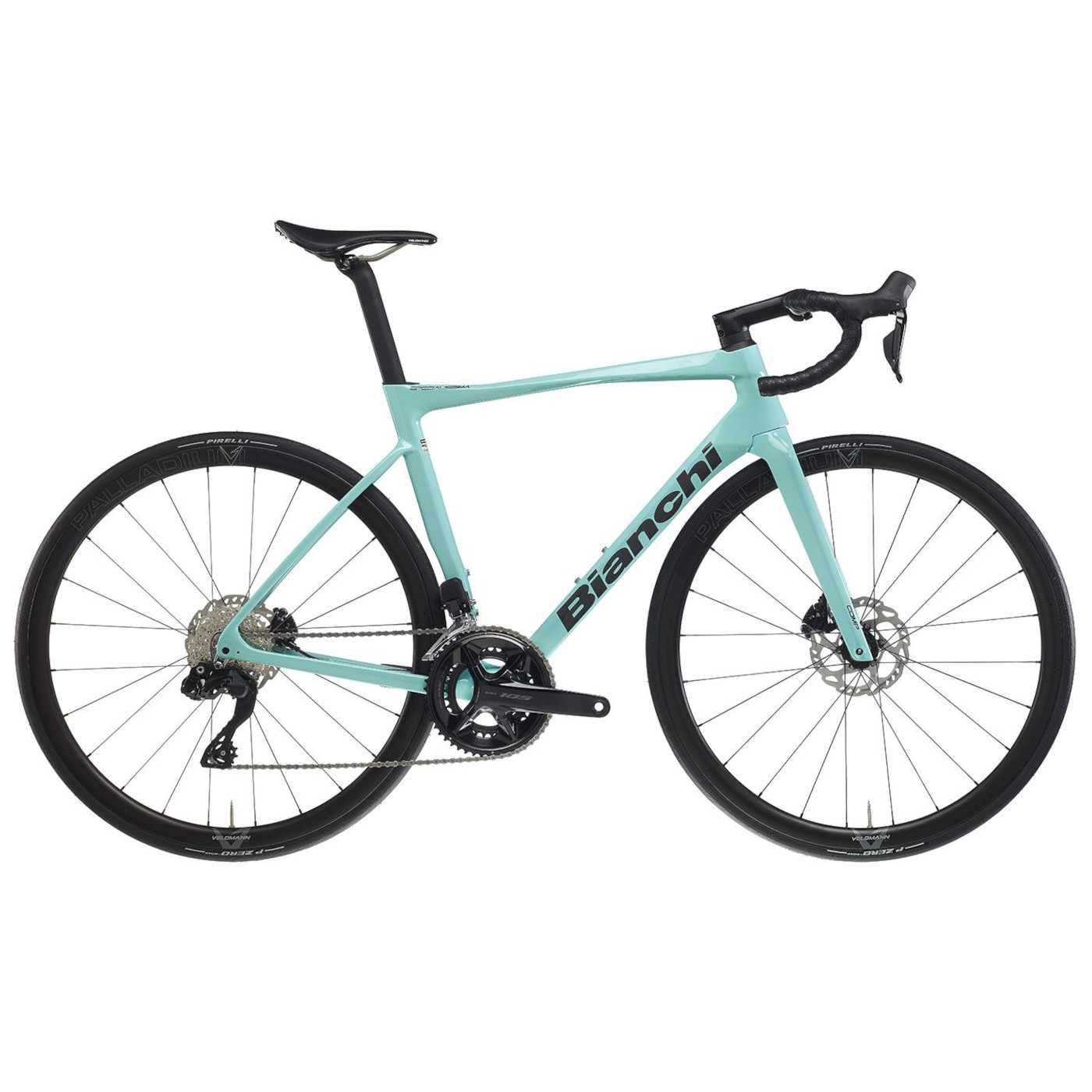 Picture of Bianchi SPECIALISSIMA COMP - 105 Di2 - Carbon Road Bike - 2025 - CK16 / graphite