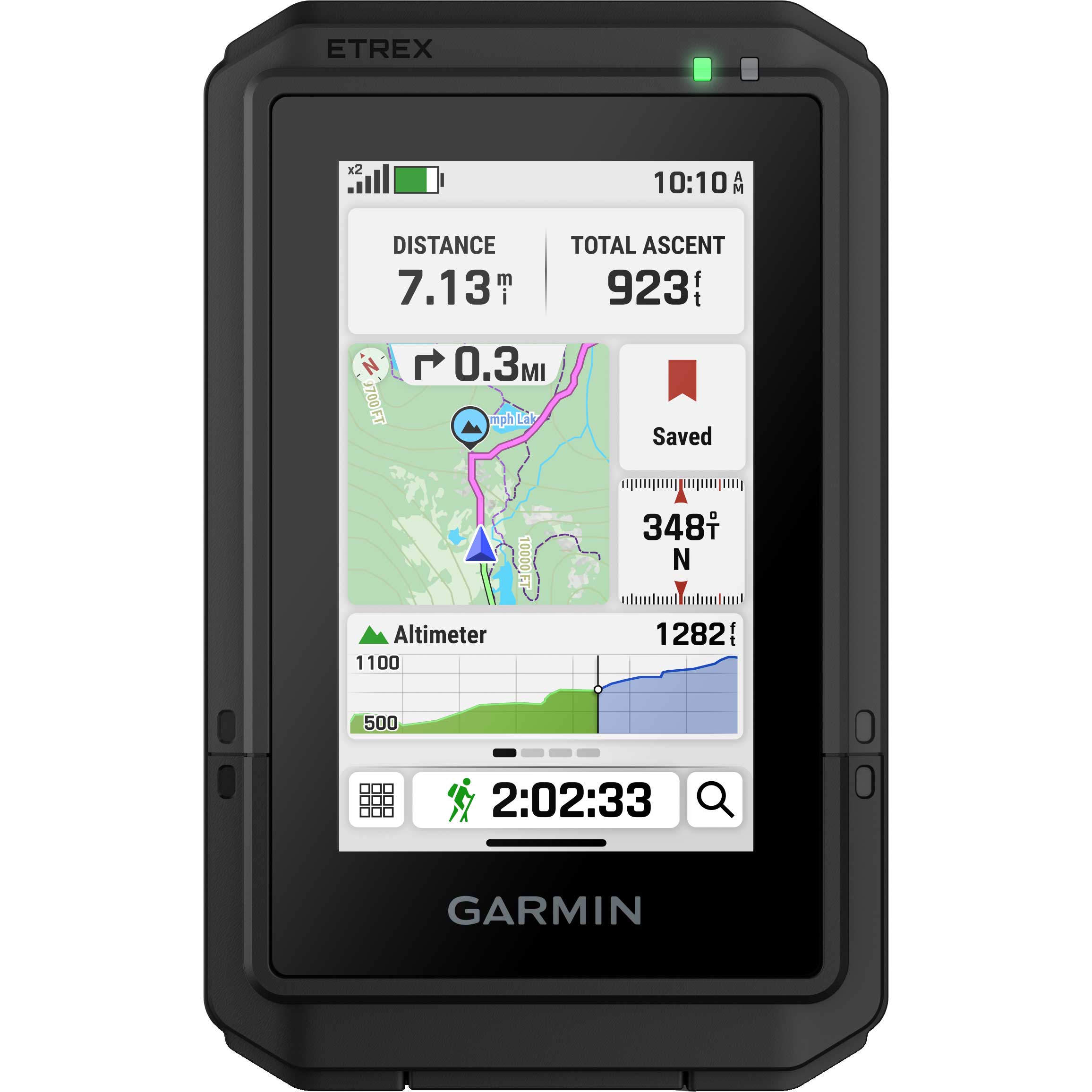 Портативное навигационное устройство Garmin eTrex Touch GPS + Карта Европы Topo Active - 010-02940-01