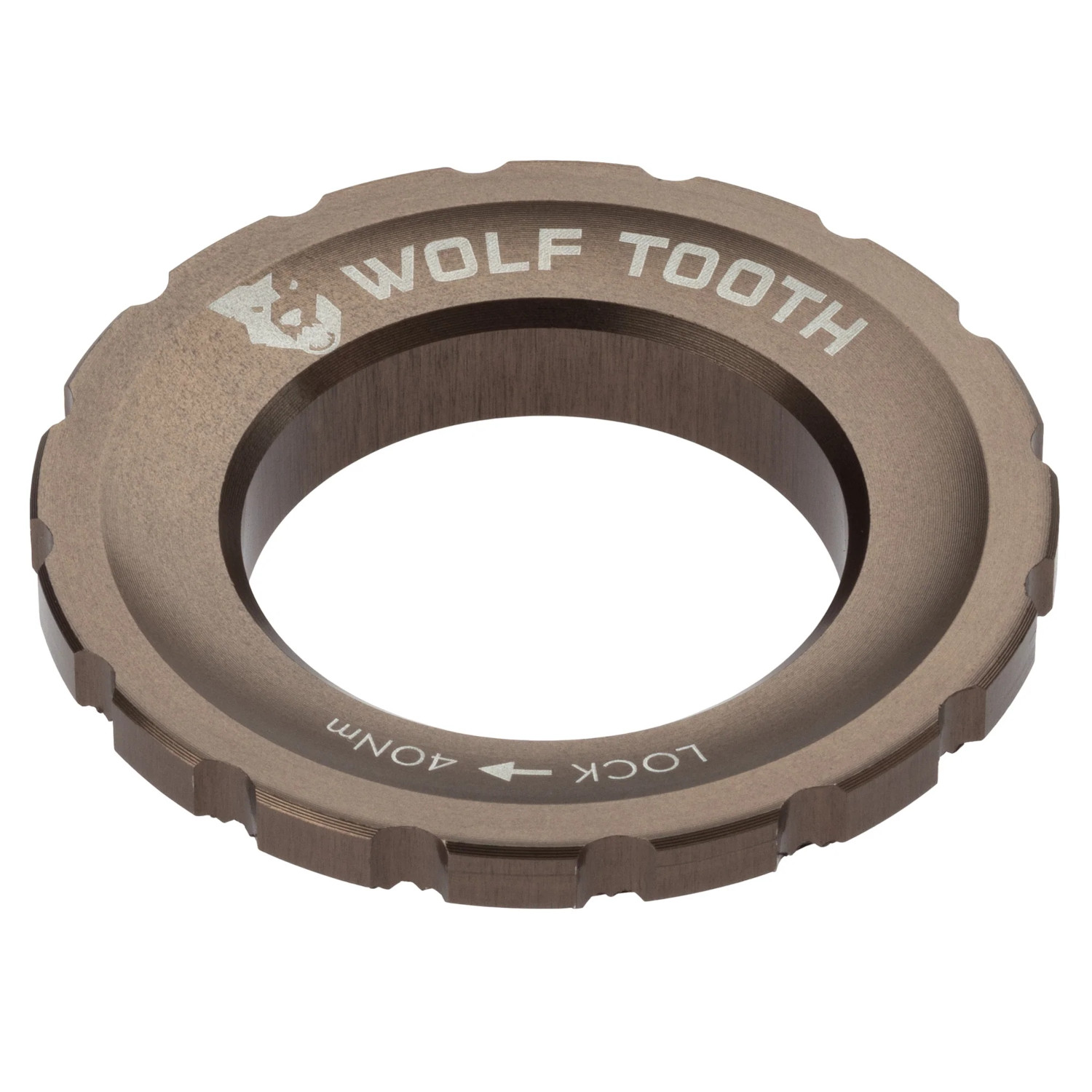 Produktbild von Wolf Tooth Centerlock Lockring - Außenverzahnung - espresso