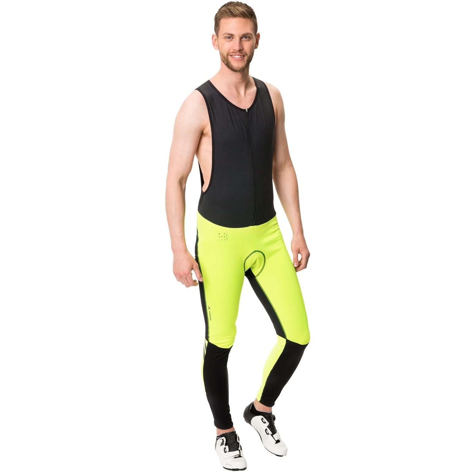 Picture of Vaude Posta Warm Bib Tights Men - neon yellow