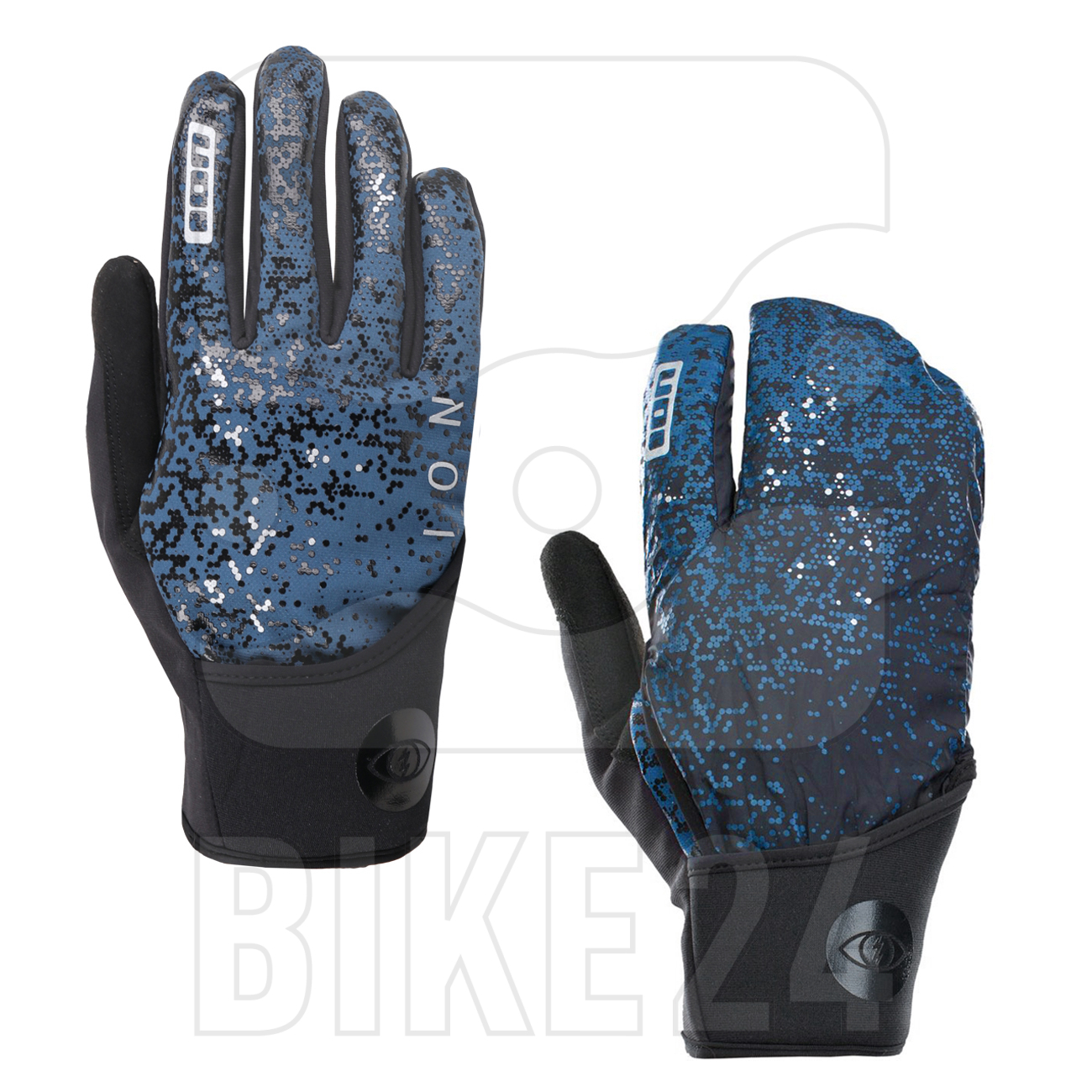 Picture of ION Bike Gloves Haze AMP - Ocean Blue