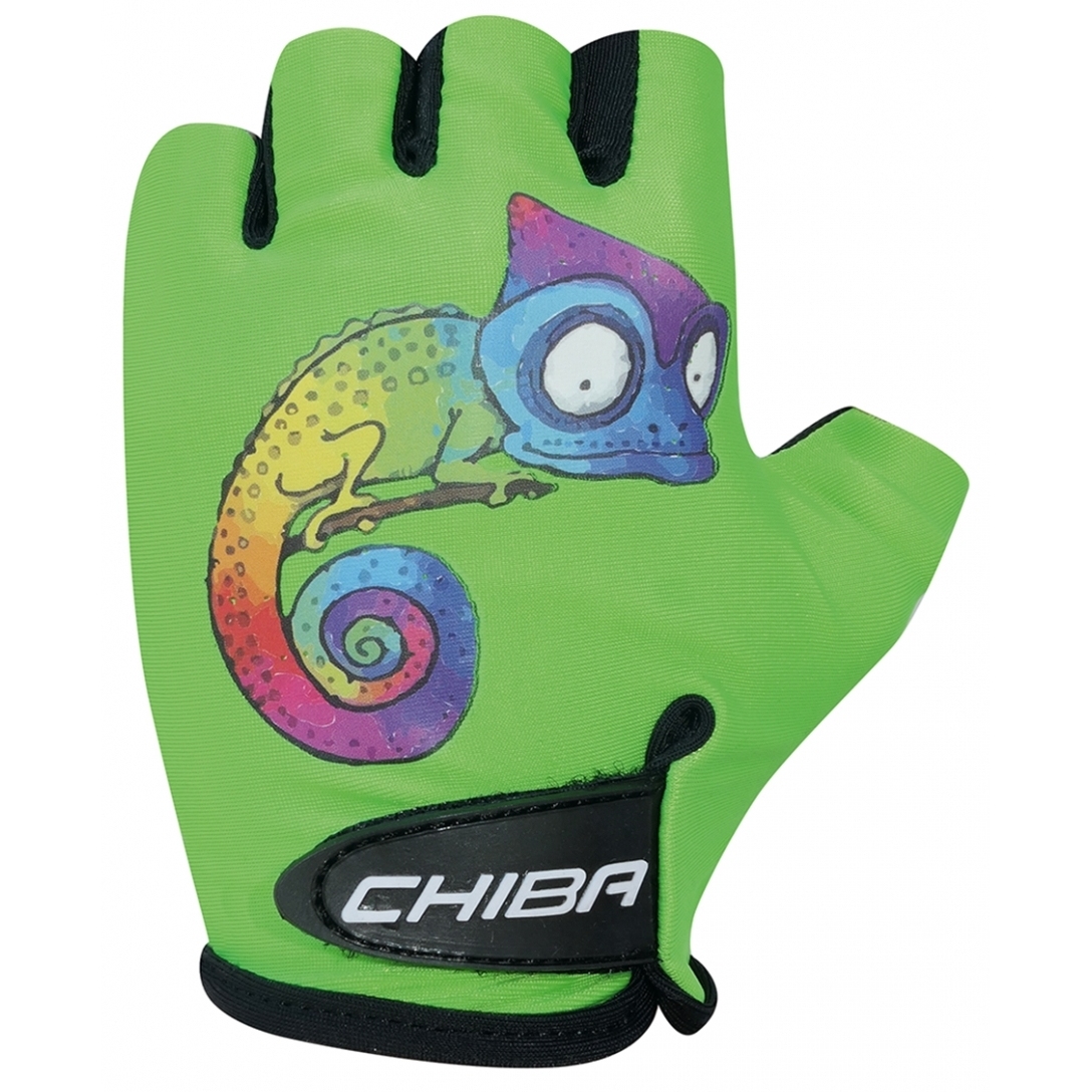 Productfoto van Chiba Cool Kids Handschoenen met Korte Vingers Kinderen - chameleon