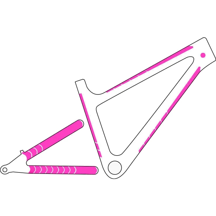 Muc-Off Pellicola Protezione del Telaio E-MTB - bolt/pink - BIKE24