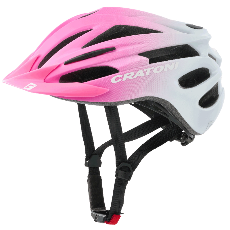 Picture of CRATONI Pacer Jr. Youth Helmet - pink-white matt