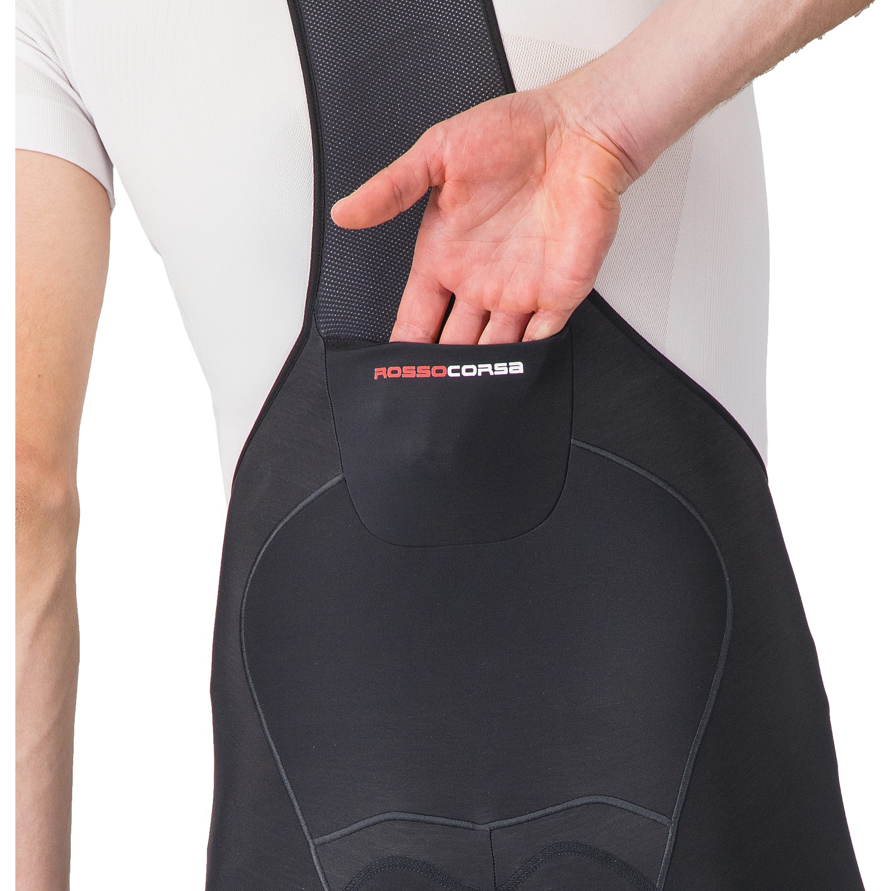 Castelli Omloop Thermal Bibshorts Men - black 010 | BIKE24