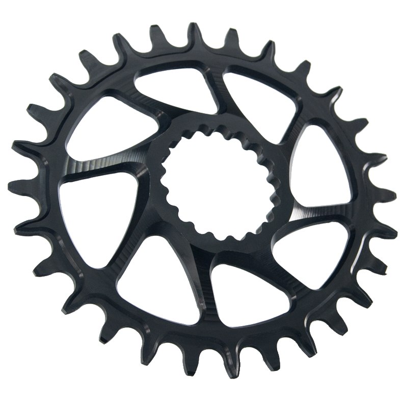 Image of Garbaruk Melon MTB Chainring - Direct Mount / Oval / Narrow-Wide - Cannondale Hollowgram Ai compatible - black