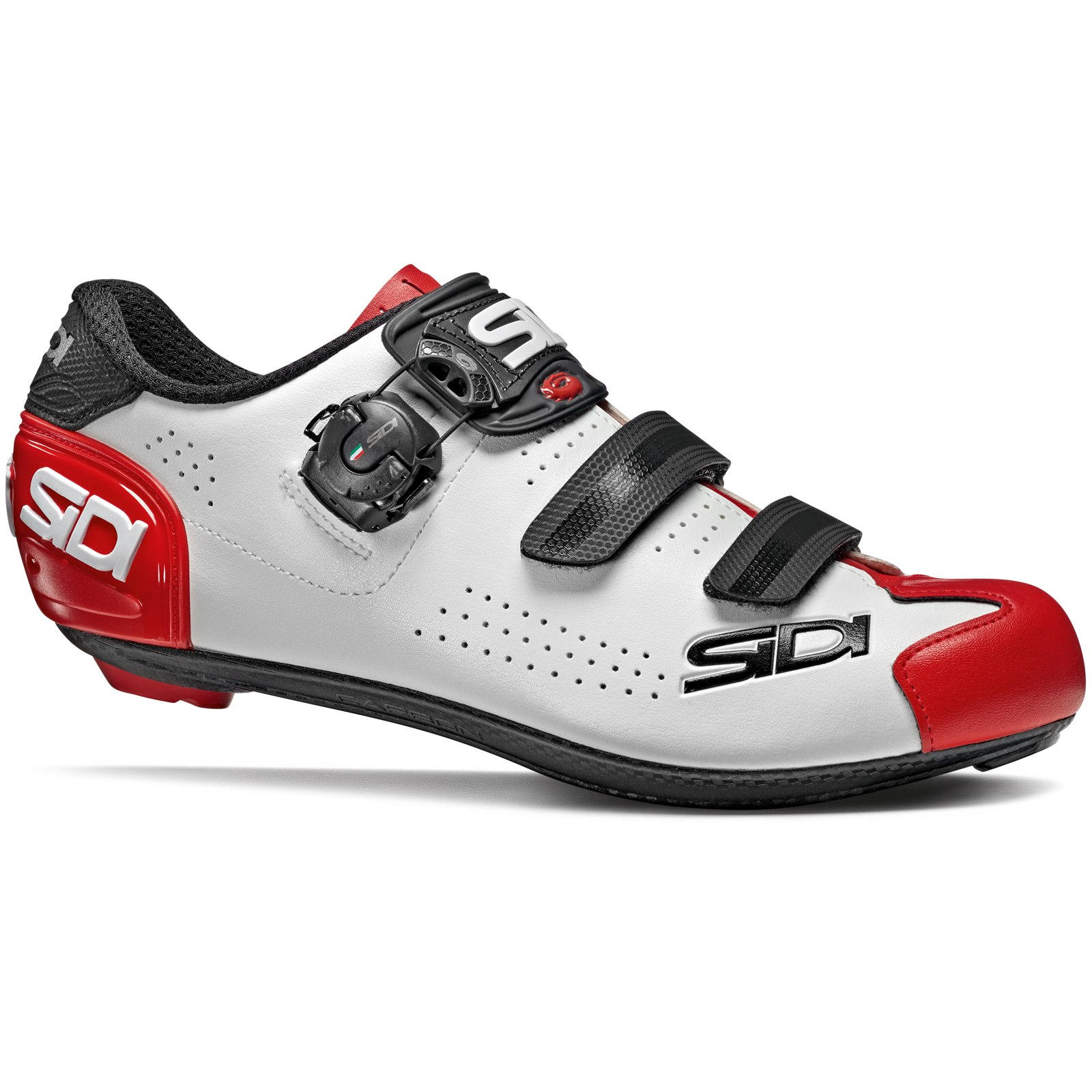 Produktbild von Sidi Alba 2 Rennradschuhe - weiß/schwarz/rot